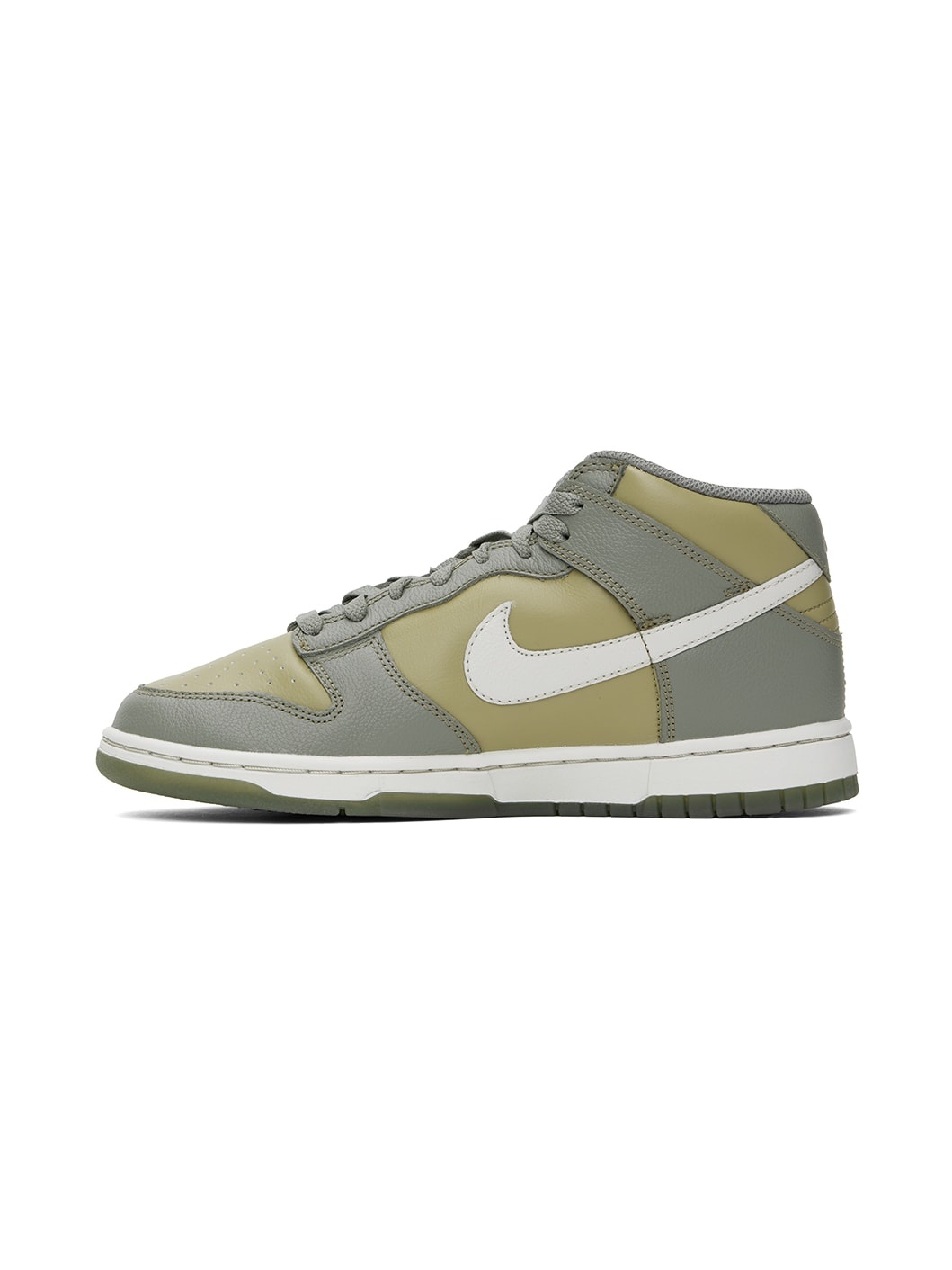 Gray Dunk Mid Sneakers - 3