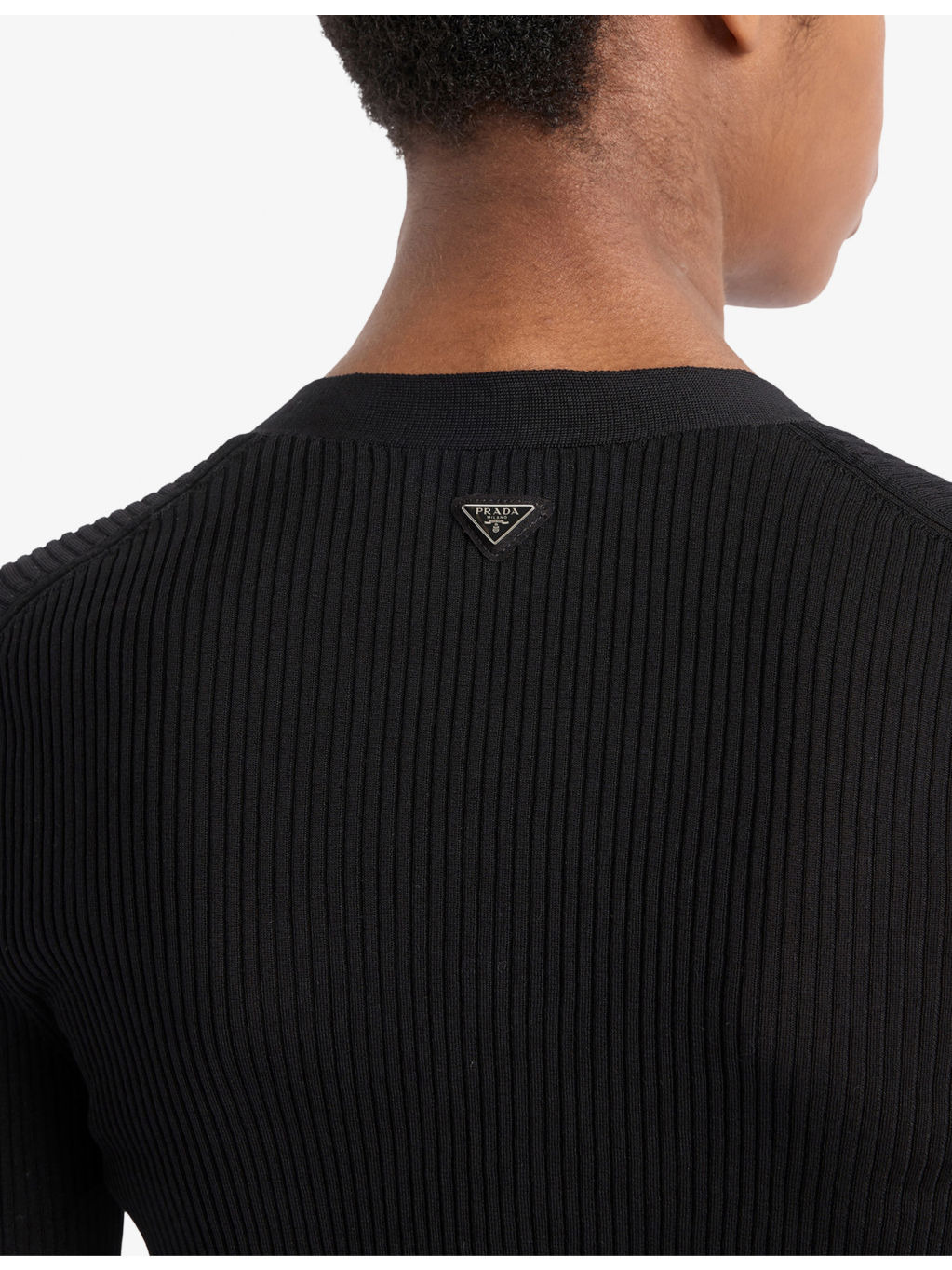 Enamelled-Logo Ribbed Cotton Knit Cardigan - 5