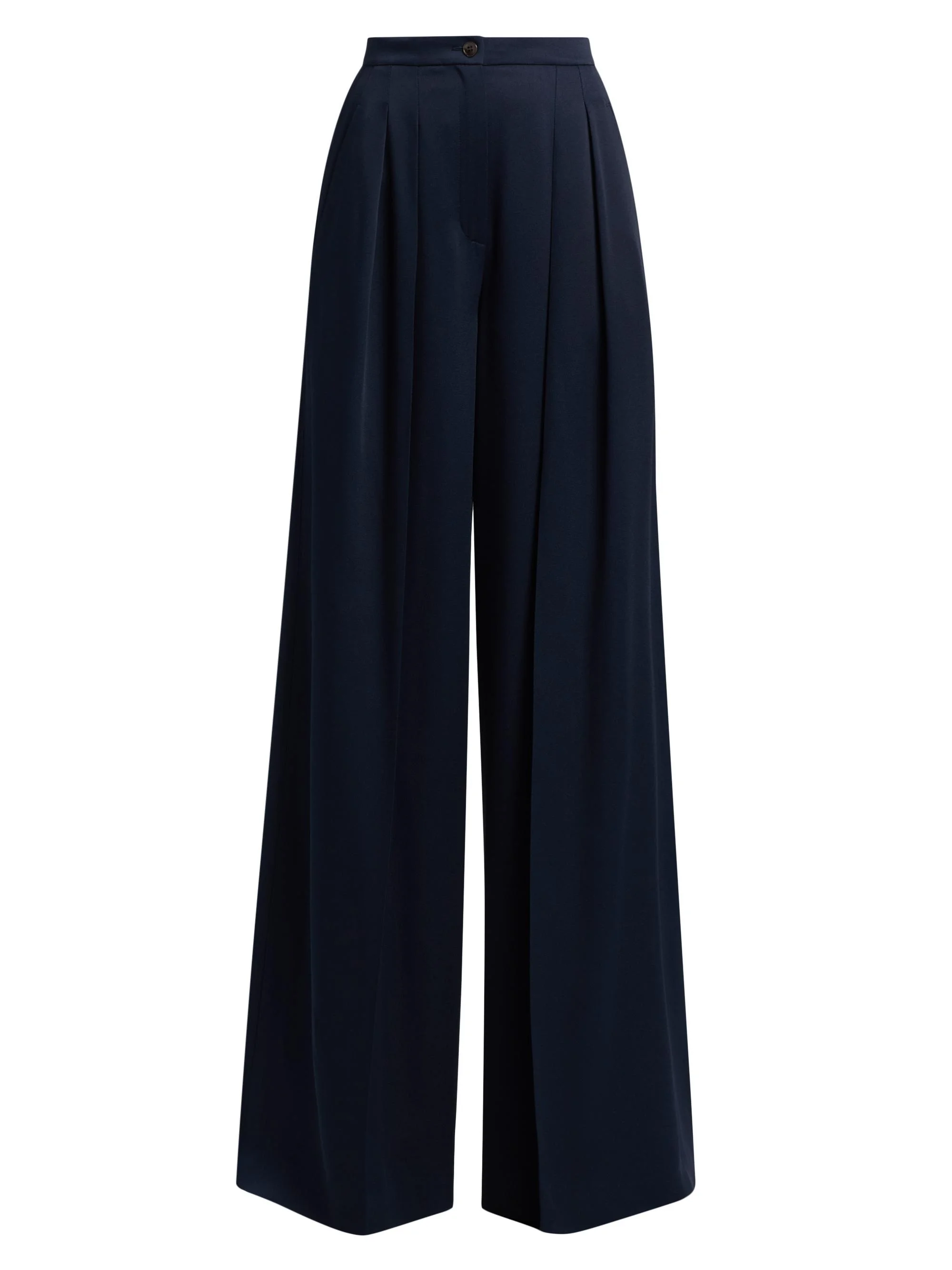 Women's High-Rise Palazzo Trousers - Midnight - 1