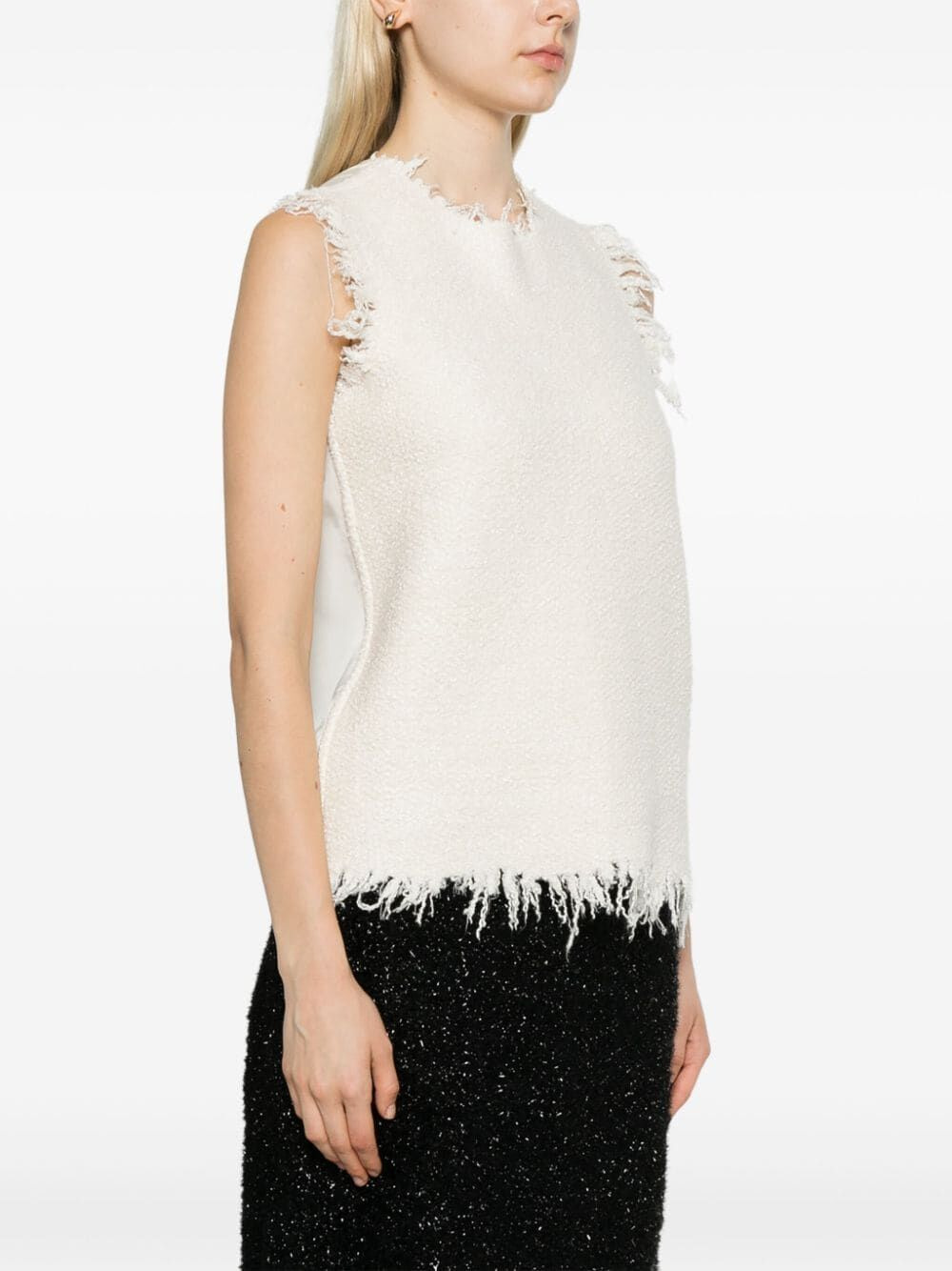 Jil Sander Women Woman`S Slvs Cn Knitted Top - 3