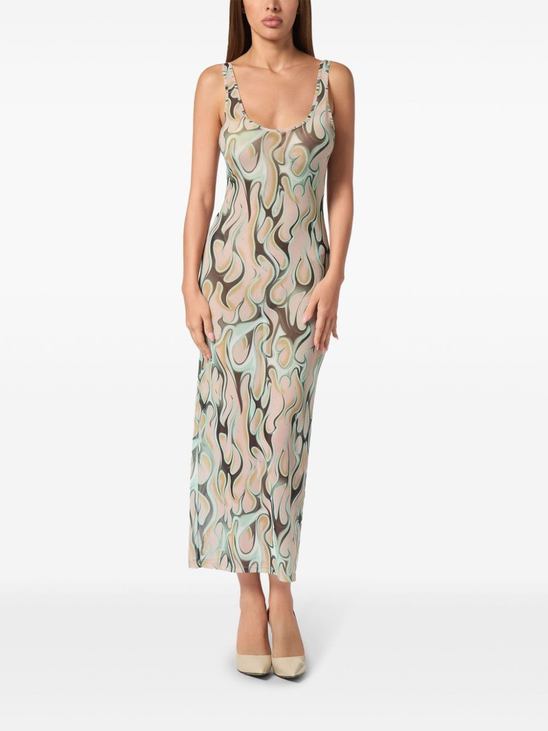 PHILIPP PLEIN Flame midi dress outlook