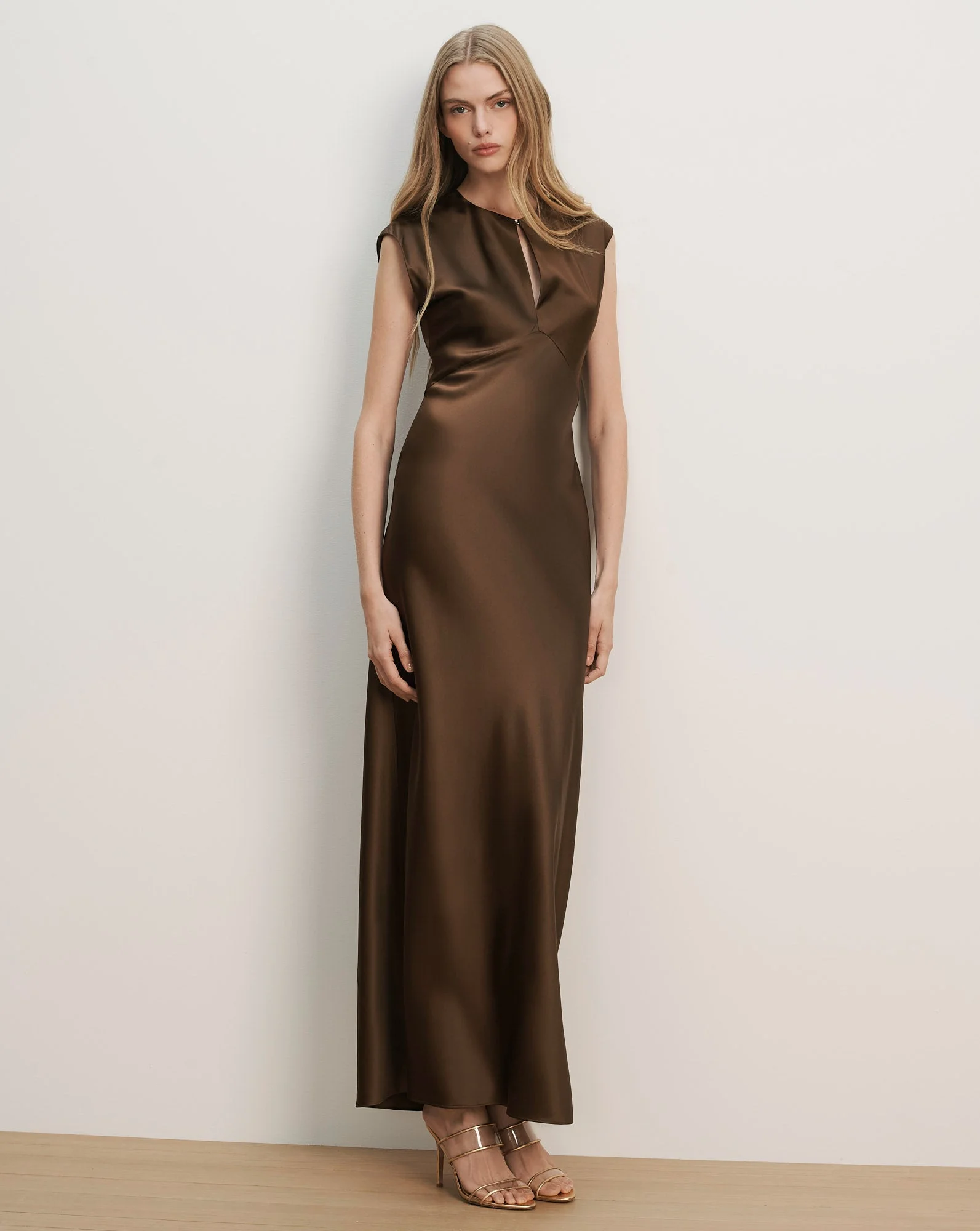 NELZY SILK MAXI DRESS - 1