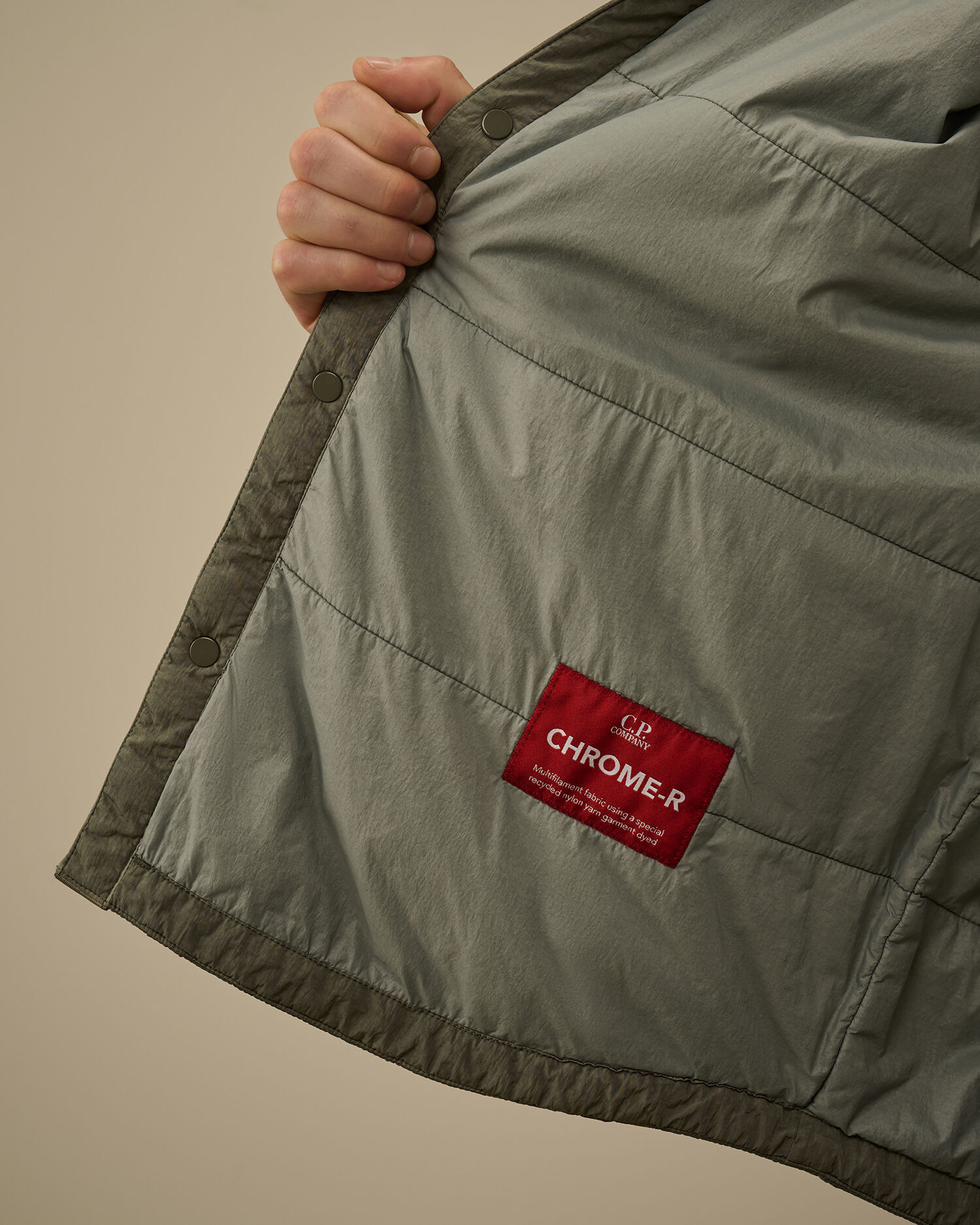 Chrome-R Lens Button Overshirt - 7