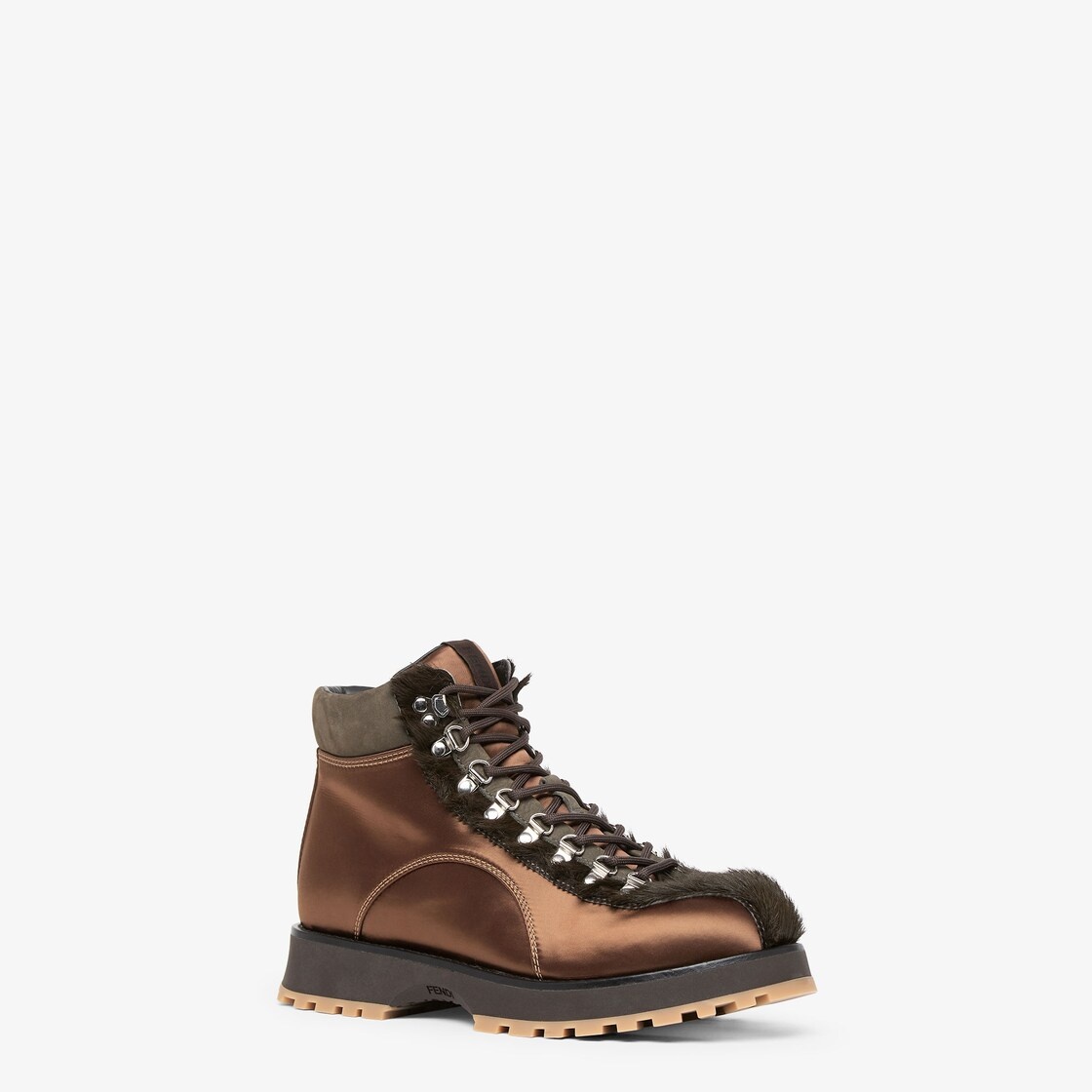 Brown nylon boots - 3