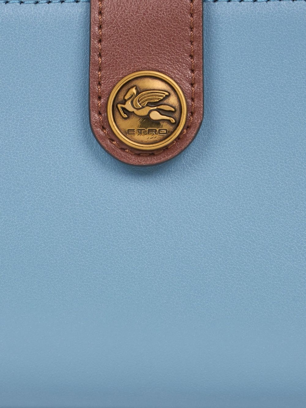 Pegaso-motif leather wallet - 3