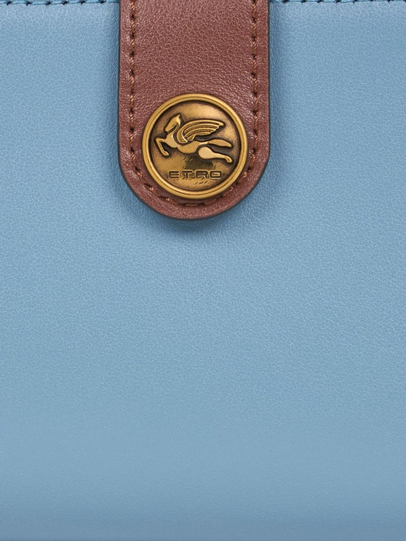 Pegaso-motif leather wallet 3