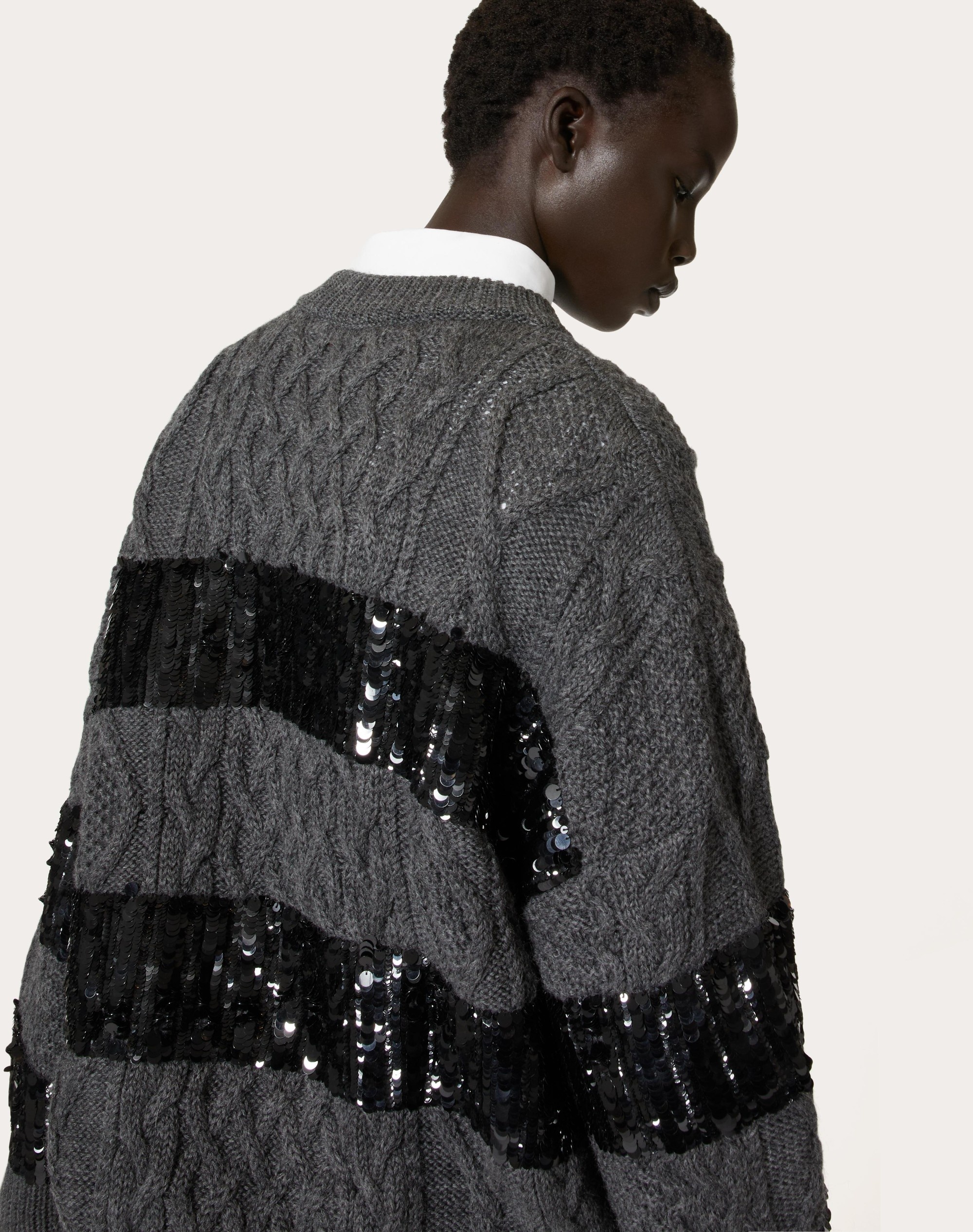 EMBROIDERED WOOL SWEATER - 5