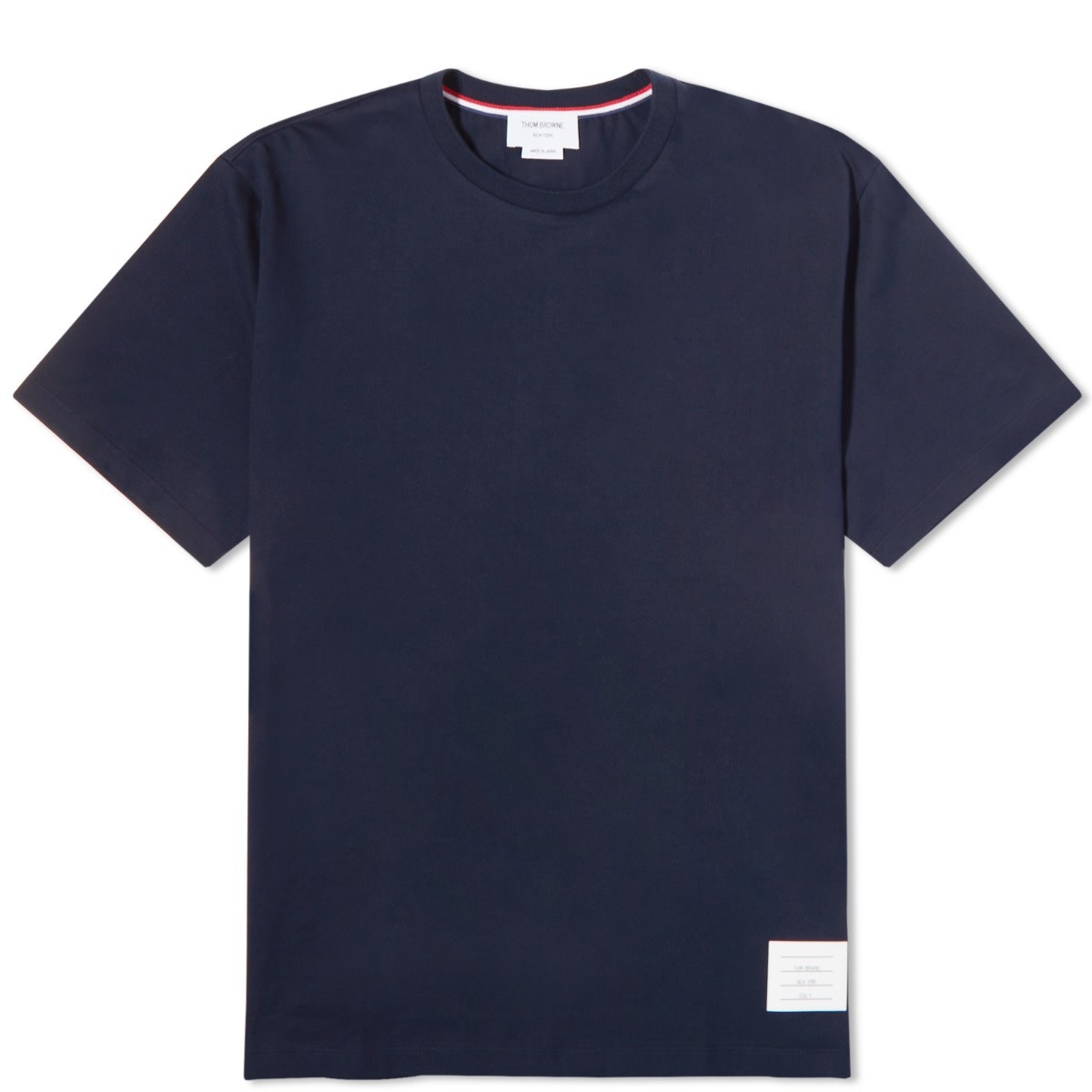 Thom Browne Relaxed Fit Side Split Classic T-Shirt - 1