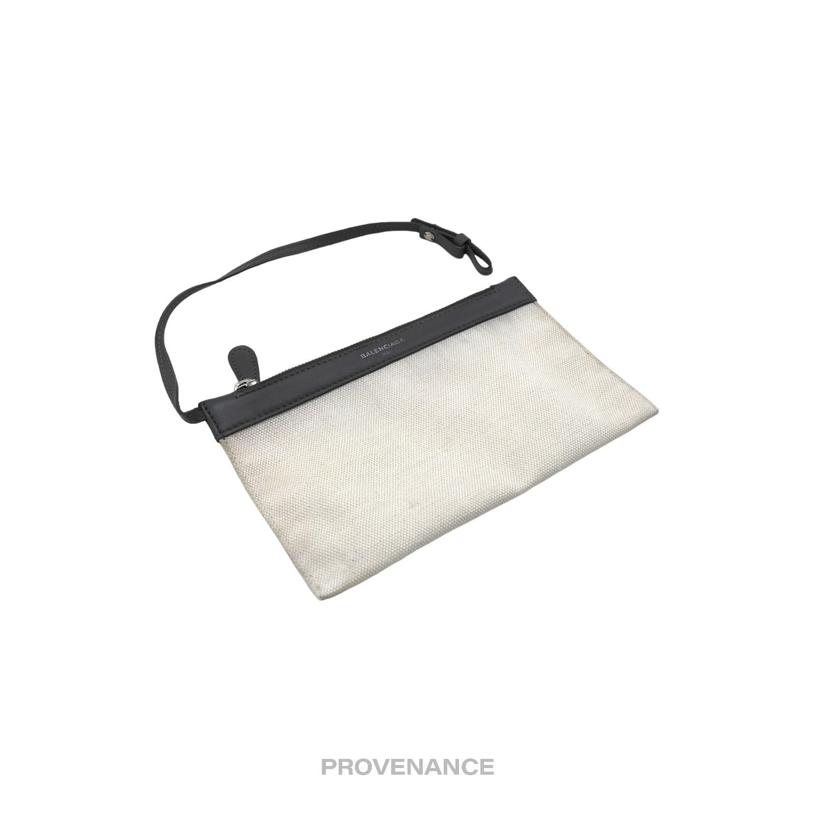 Balenciaga Zip Pouch Wallet - Canvas Gray - 4
