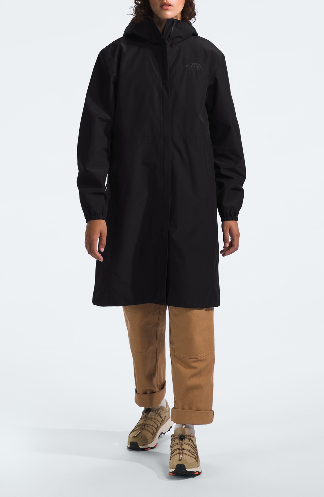 The North Face Daybreak Water Repellent Hooded Jacket in Tnf Black-Npf at Nordstrom - 1