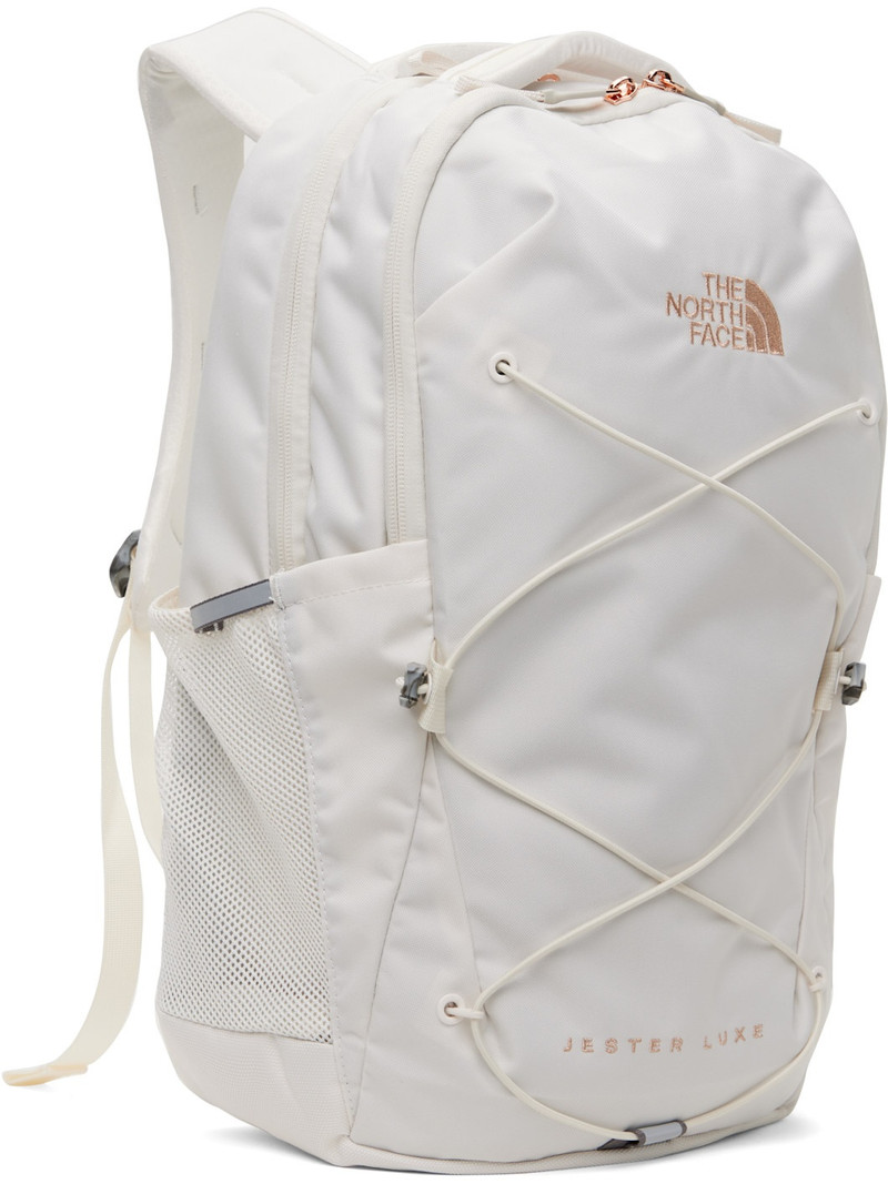 The North Face White Jester Luxe Backpack outlook