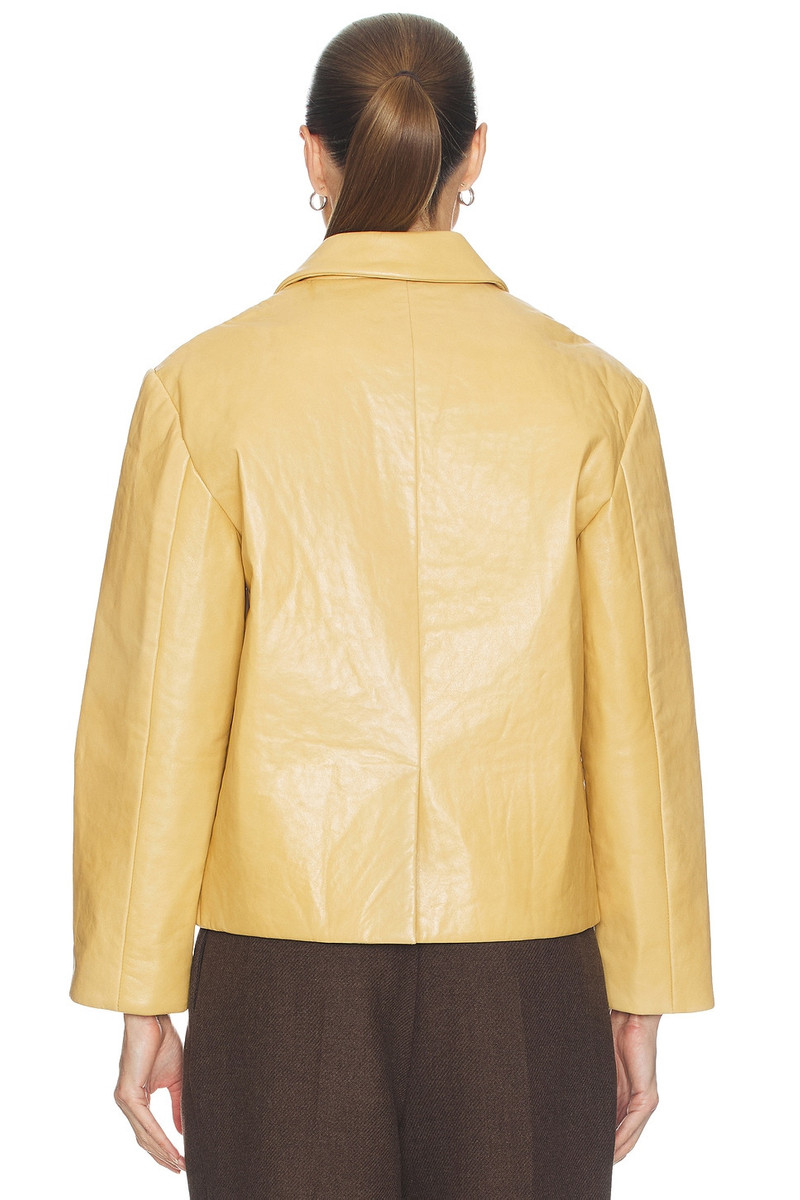 HELSA Puffy Leather Jacket outlook
