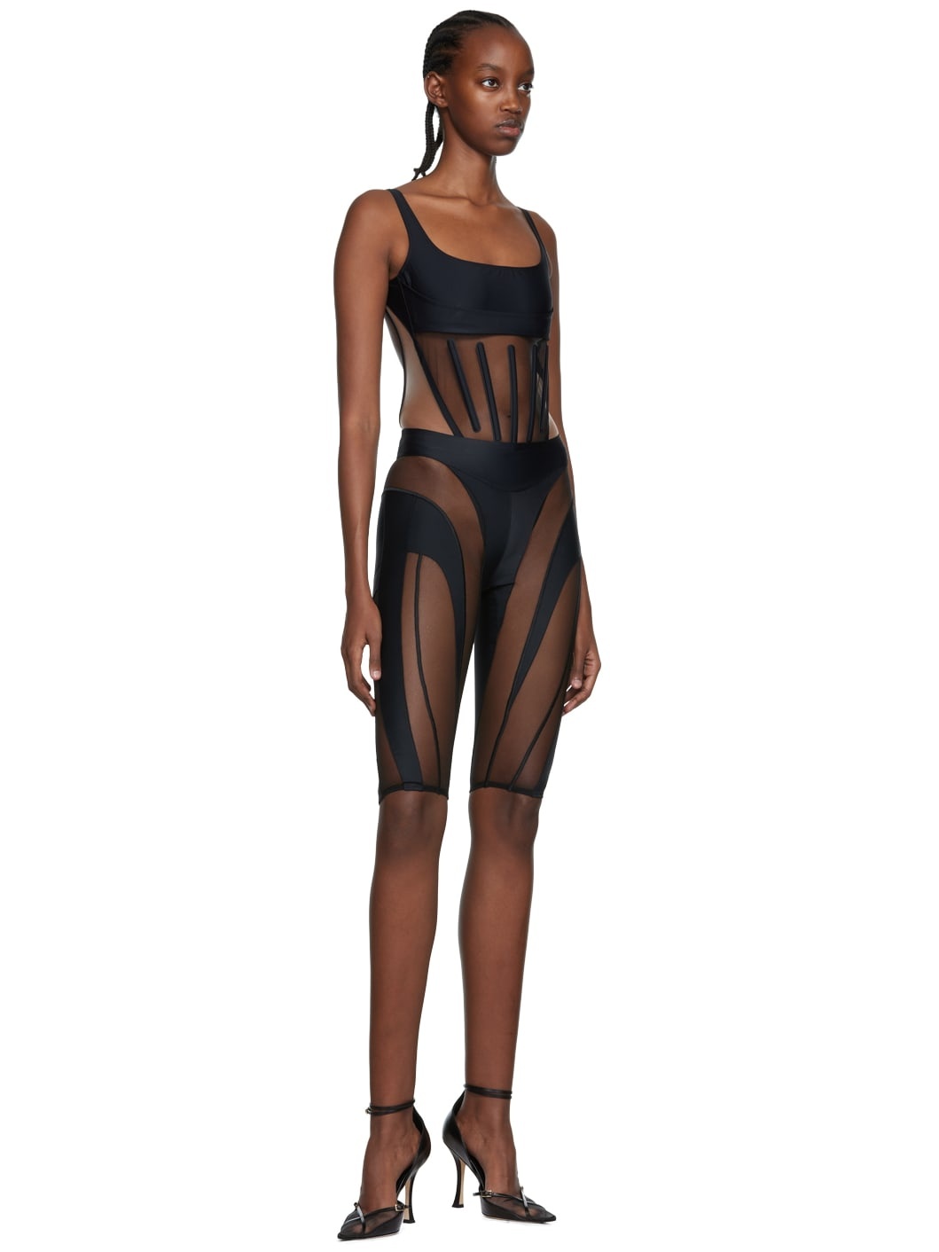 Black Bodice Bodysuit - 5