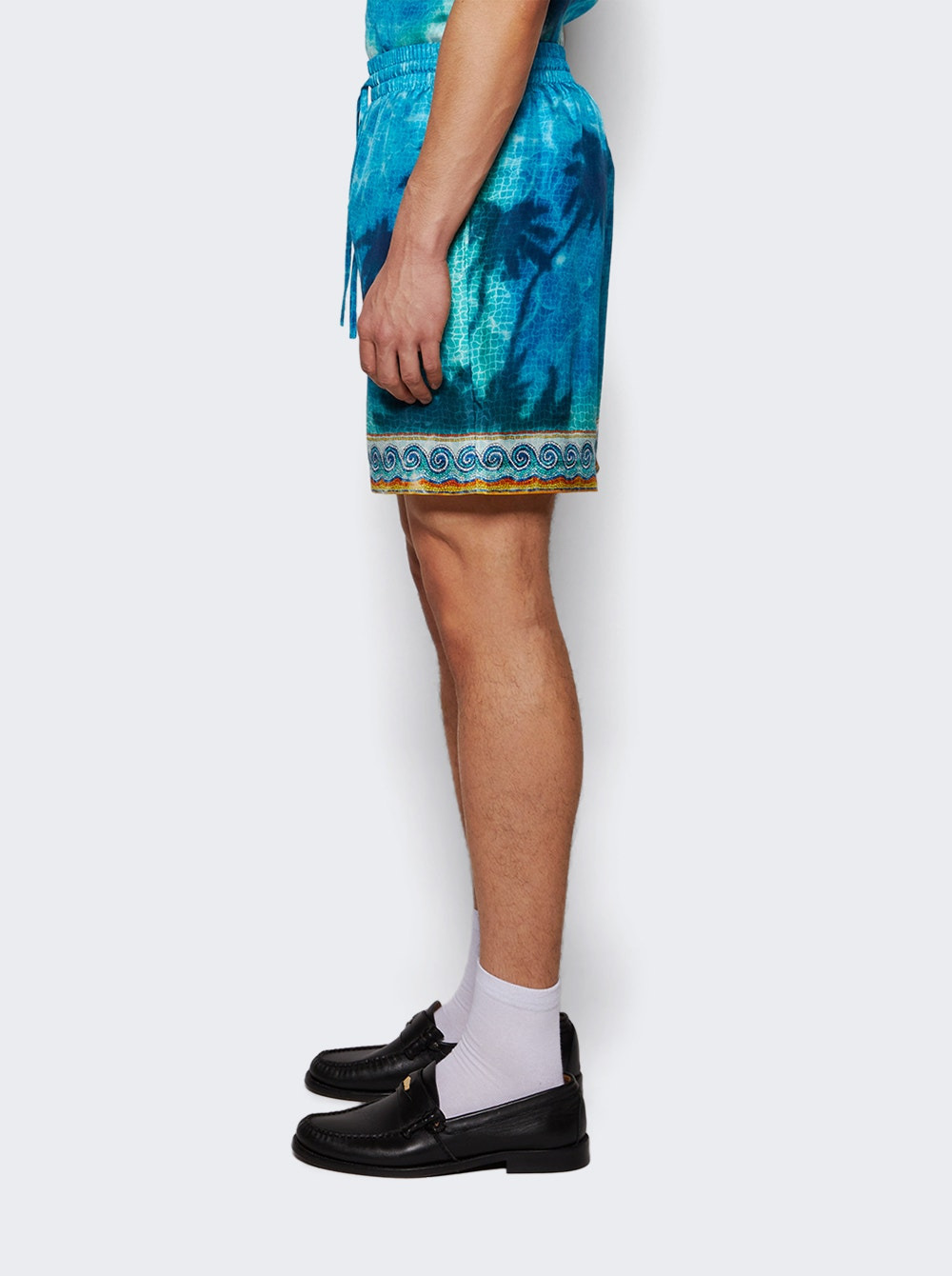 Caustics Emblem Shorts Turquoise - 3