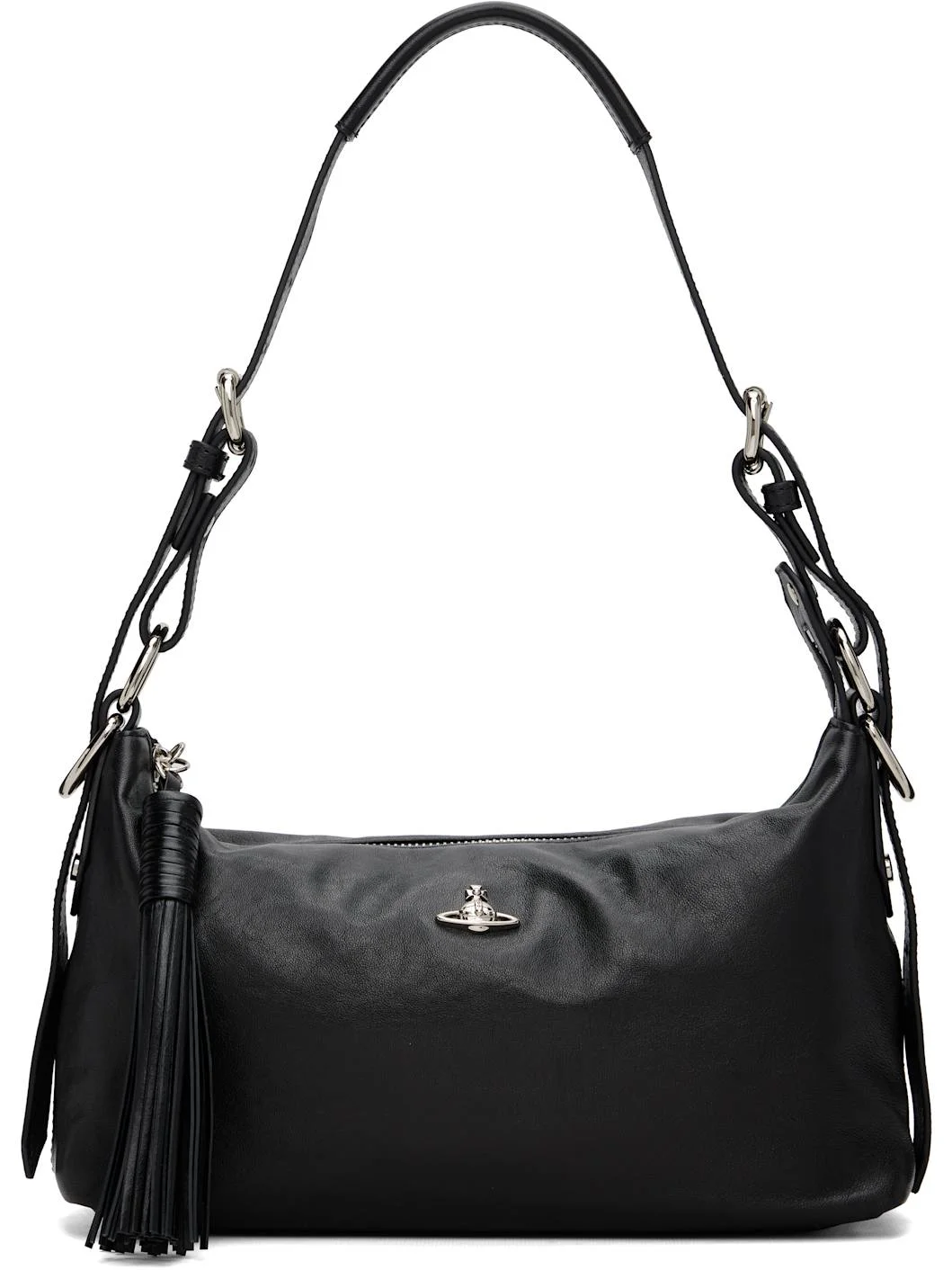 Black Emma Shoulder Bag - 1