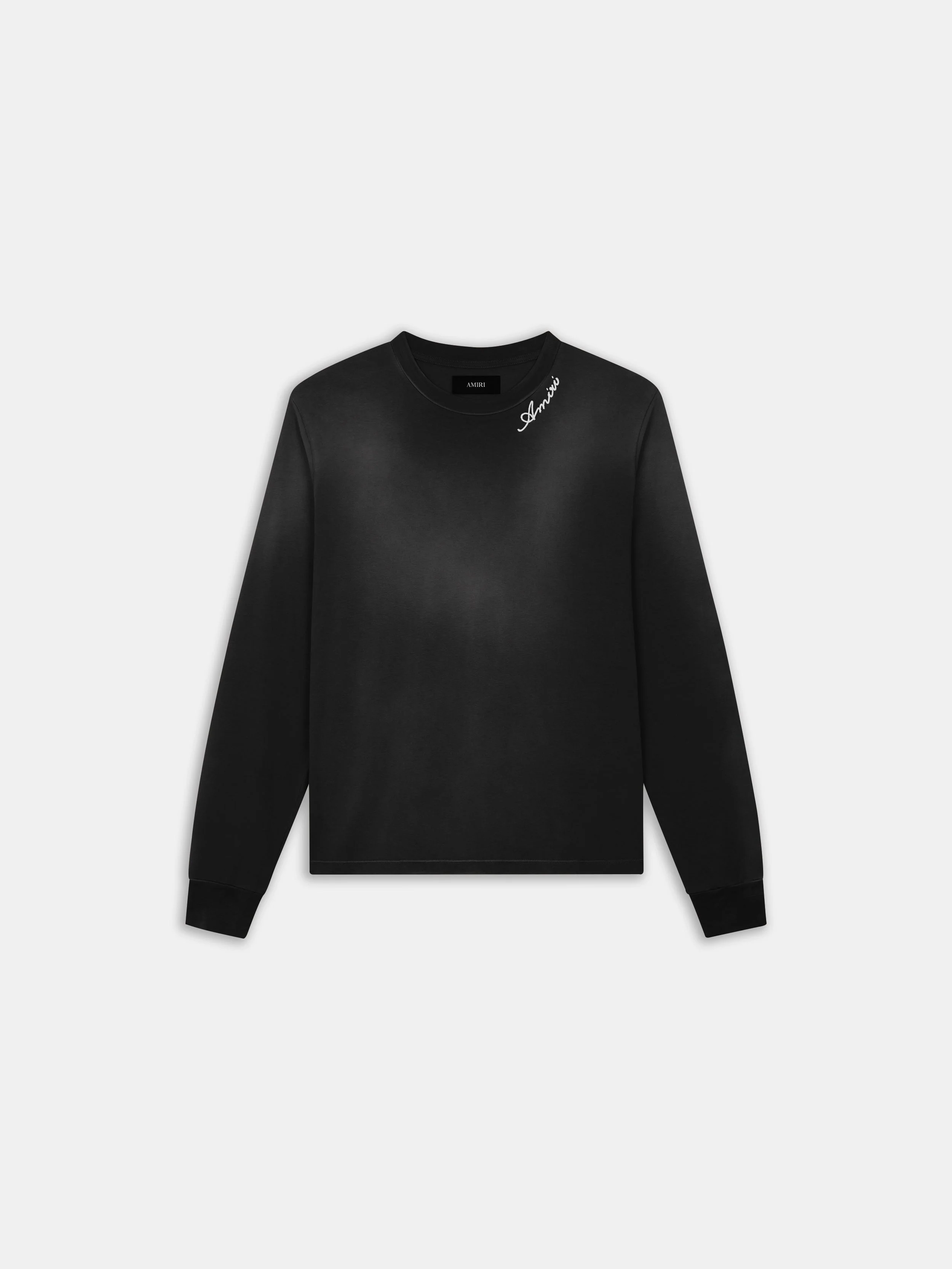 AMIRI SCRIPT OVERSIZED LONG SLEEVE TEE - 1