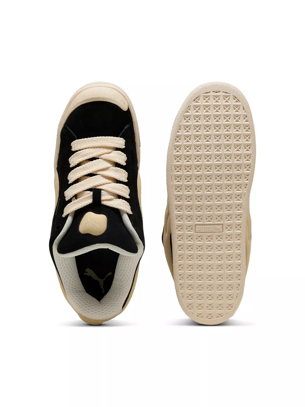 PUMA Suede XL Crush Preserves "PUMA Black/Chamomile/Sugared Almond" Men's Shoe - 4