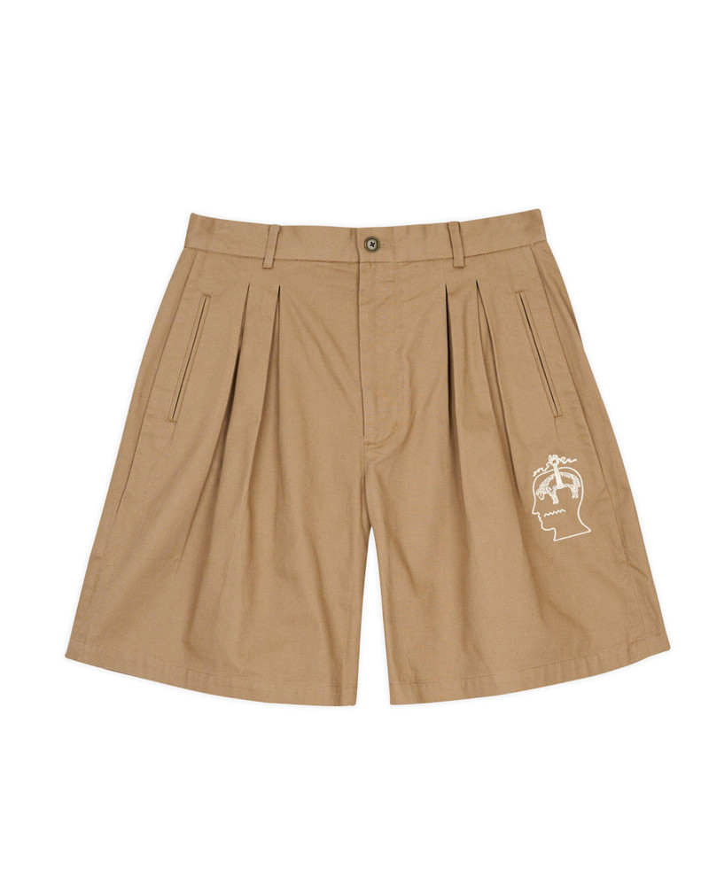 Brooks Brothers California Pleated Chino Short - Desert 1