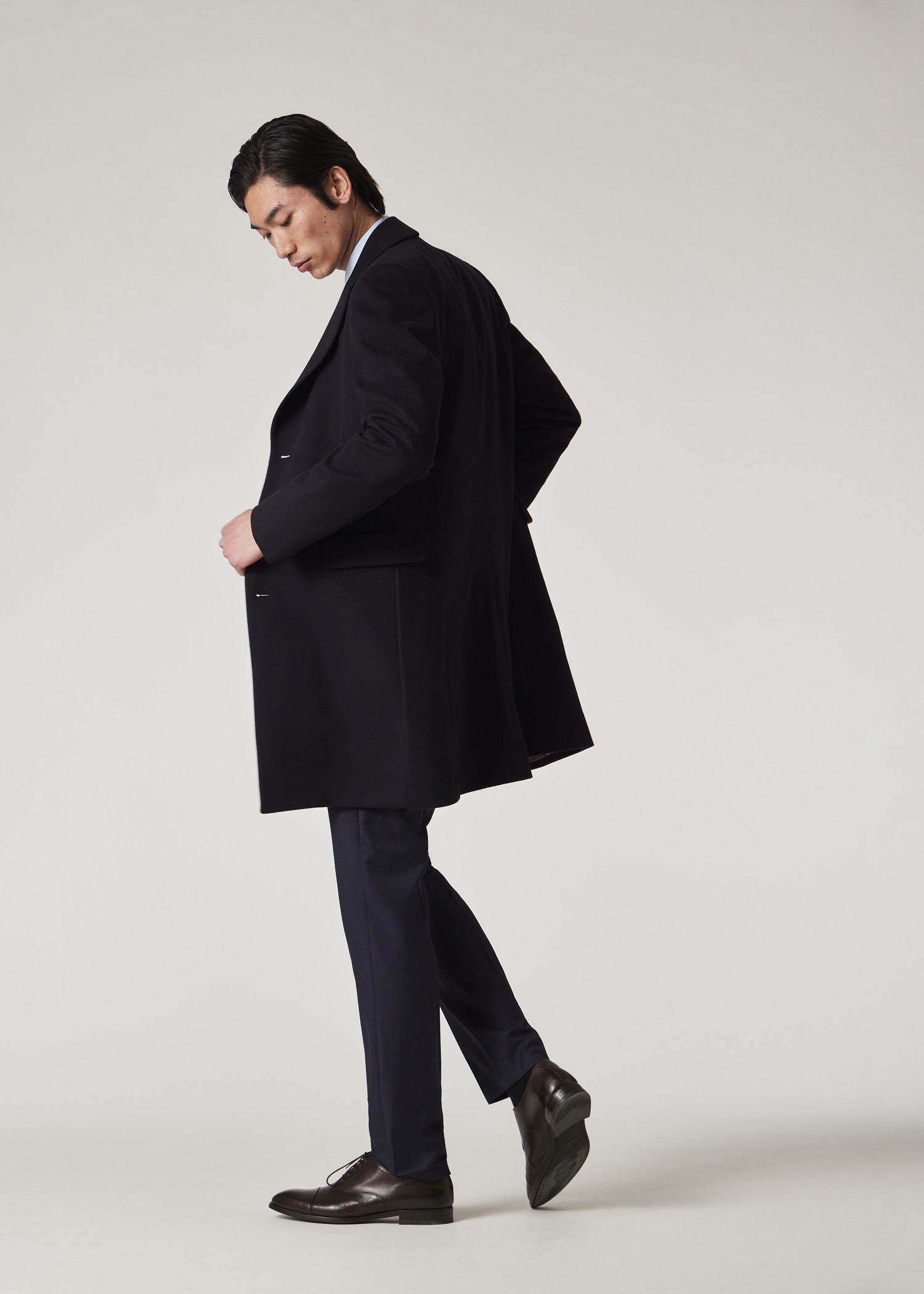 Wool-Cashmere Epsom Coat - 6