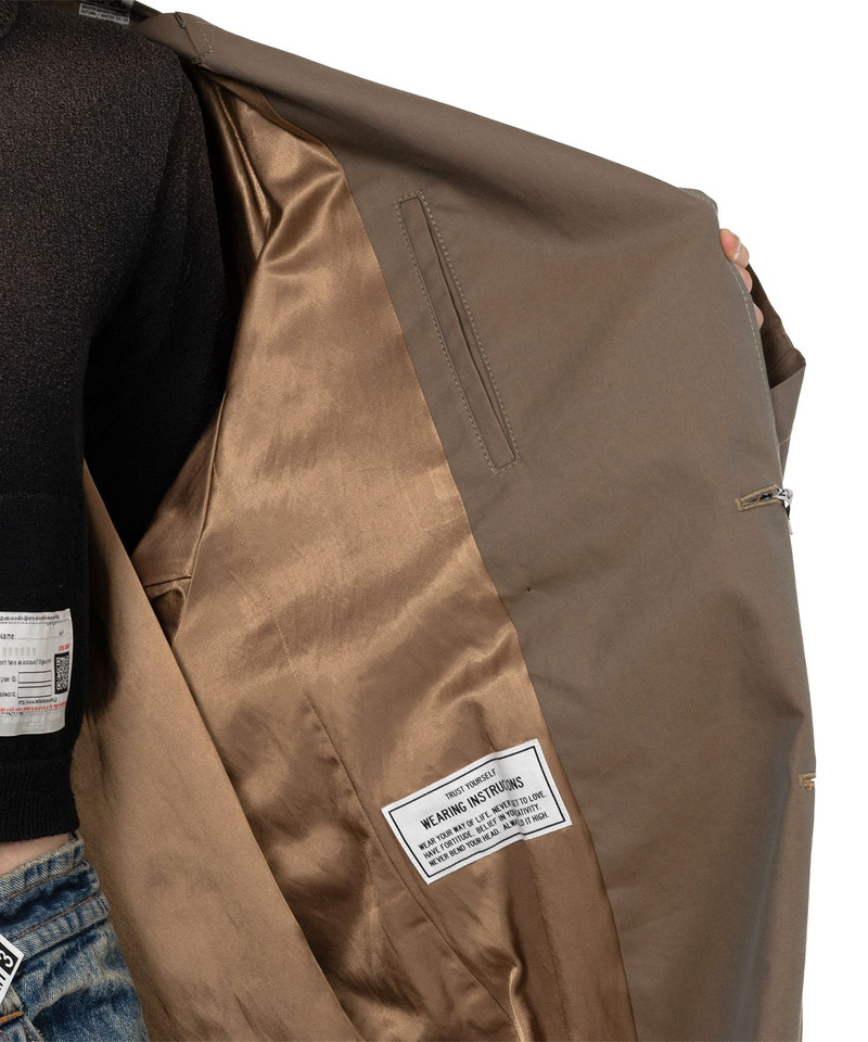 Reversed Front Trench Coat 12