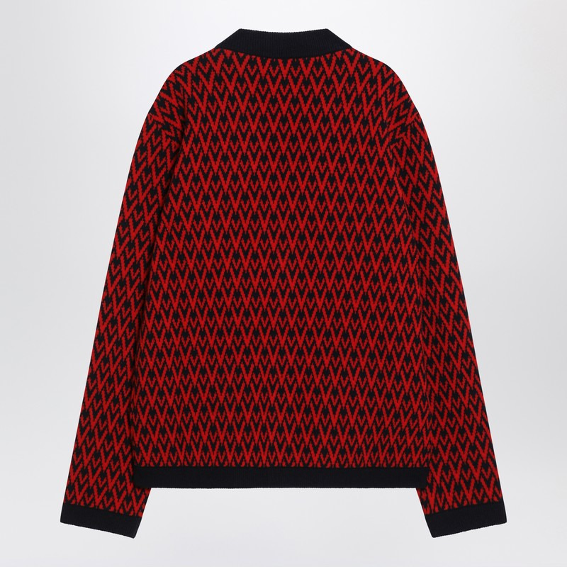 Valentino Jacquard patterned cardigan - 2