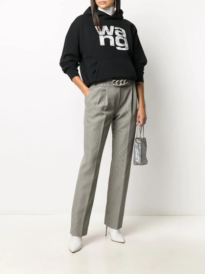 Alexander Wang herringbone tailored trousers outlook