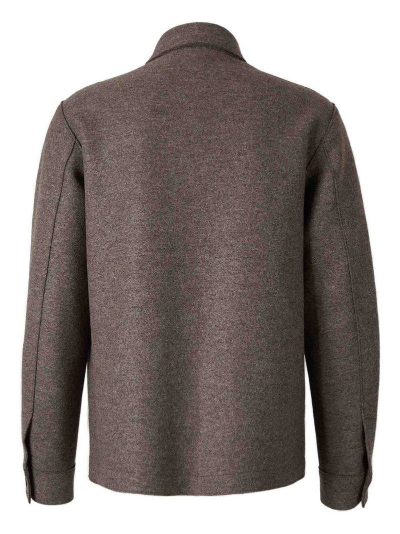 Harris Wharf London snap-button shirt jacket outlook