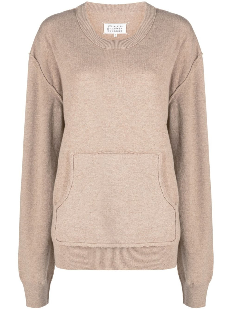 crew-neck wool-blend jumper 1