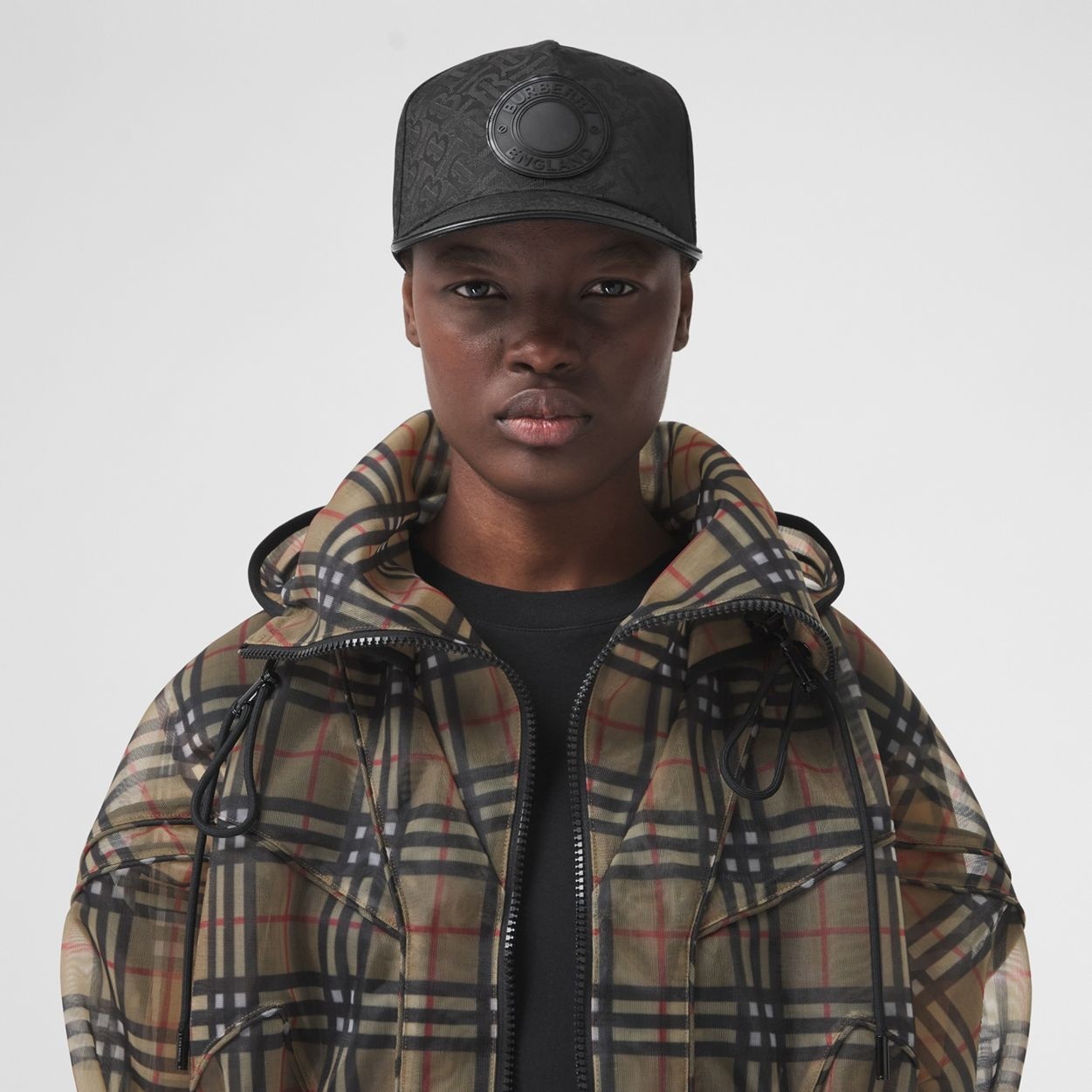 Monogram Nylon Jacquard Cap - 3