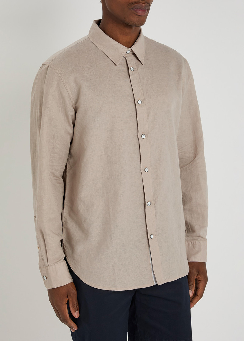 rag & bone Rag & Bone Finch Linen-blend Shirt outlook
