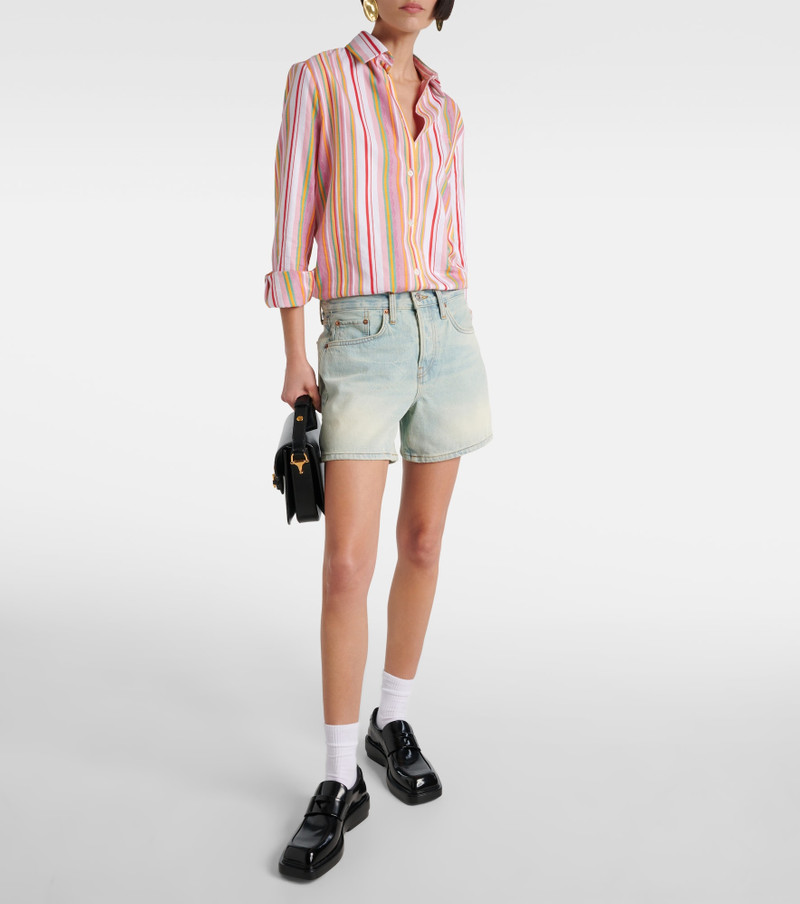 RE/DONE mid-rise denim shorts outlook