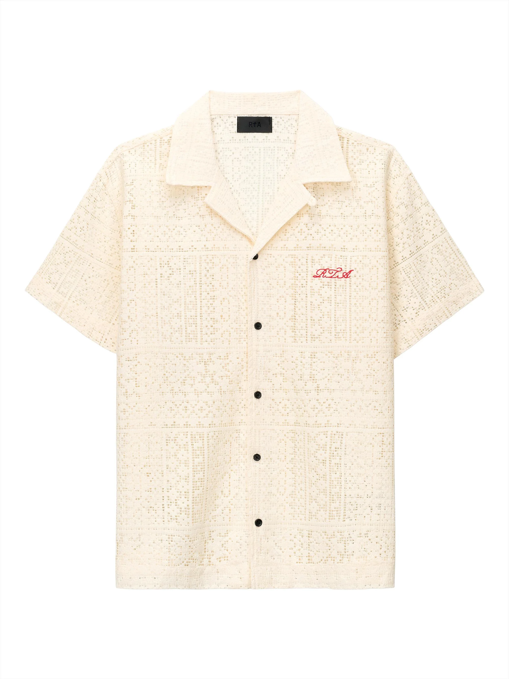Men's Chaparral Nathan Cotton-Blend Oversized Camp Shirt - Sand - 1