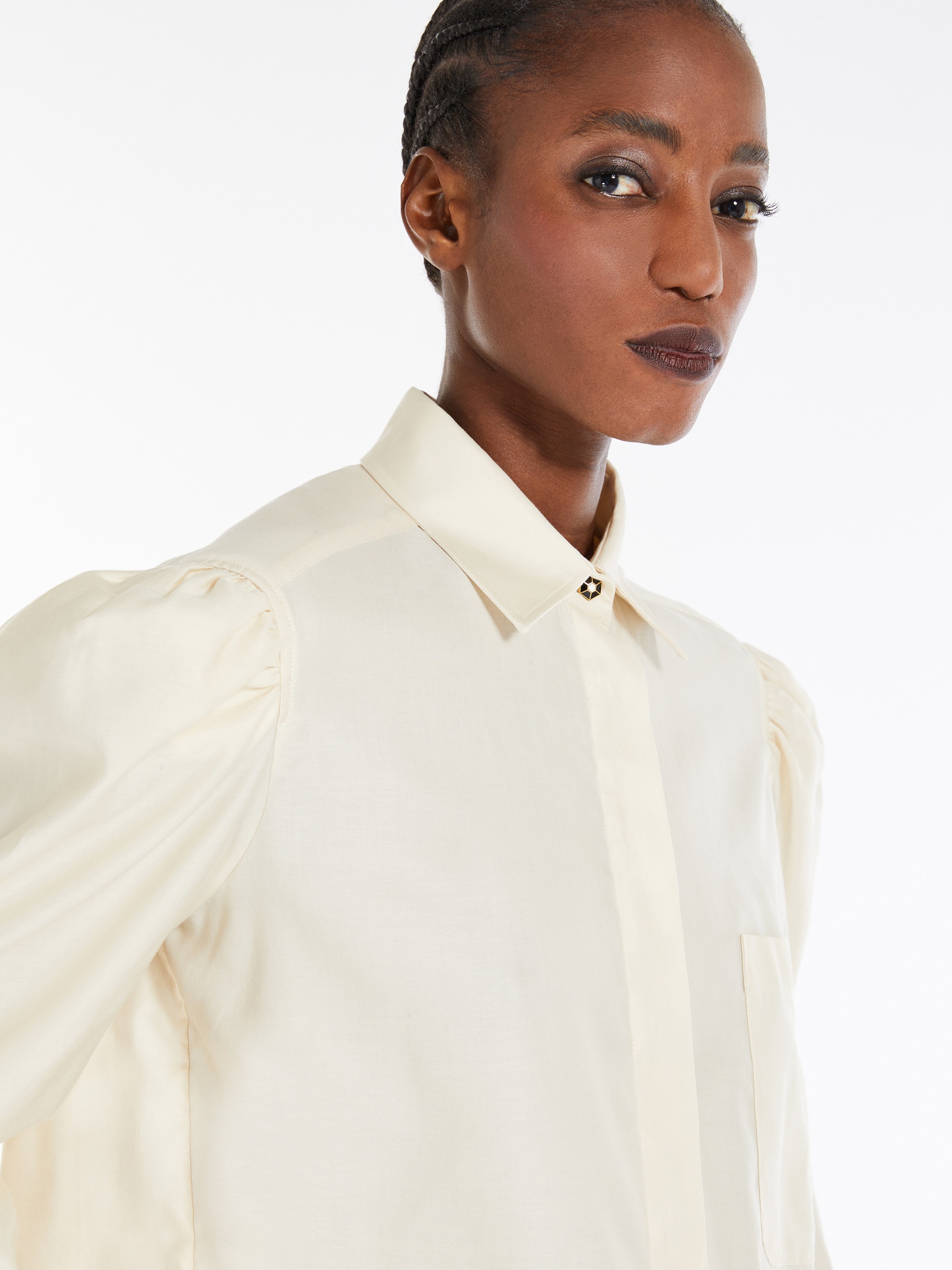 FARADAY Cotton satin shirt - 6