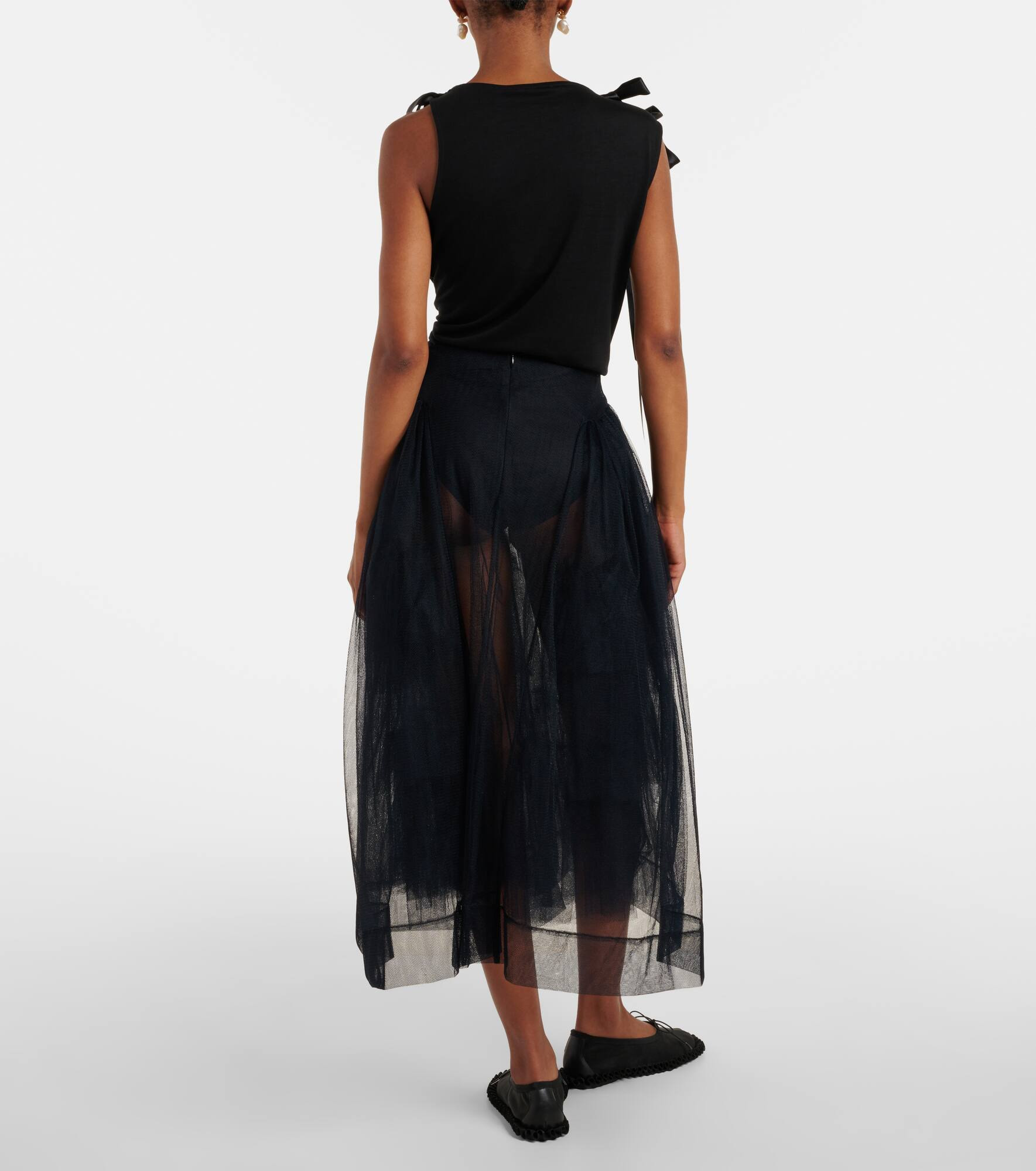 Tulle midi skirt - 3