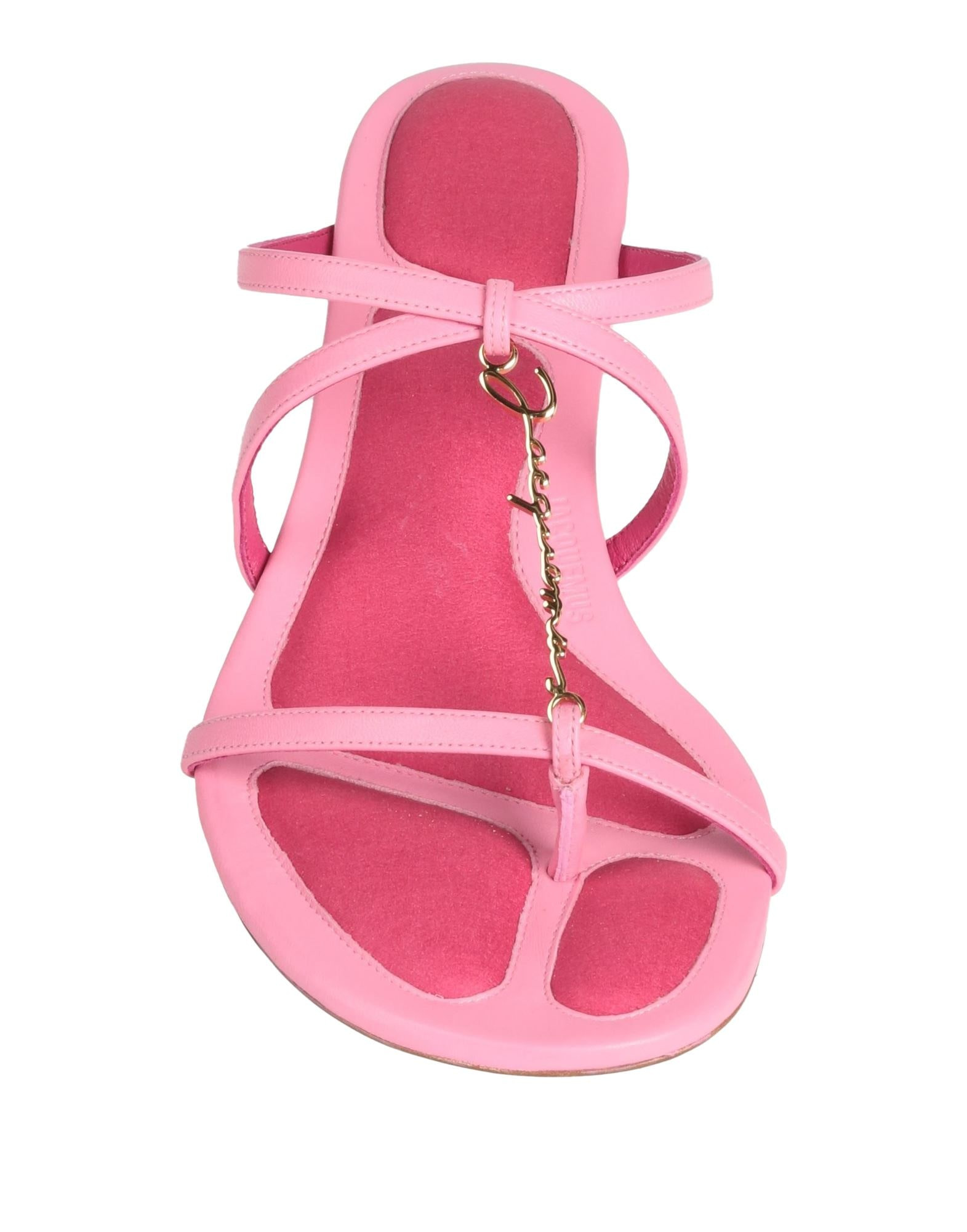 Pink Women's Flip Flops - 4