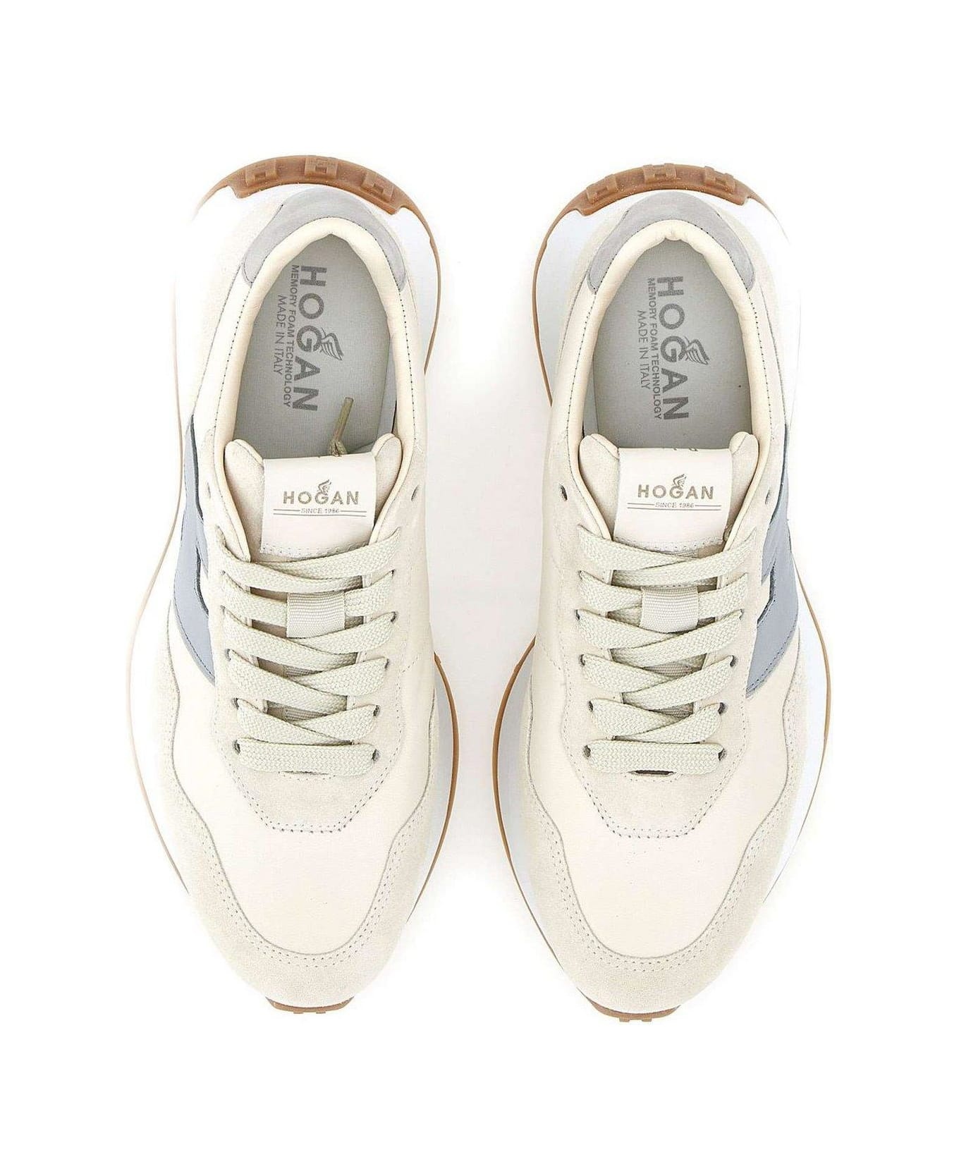Logo Patch Panelled Sneakers - 5