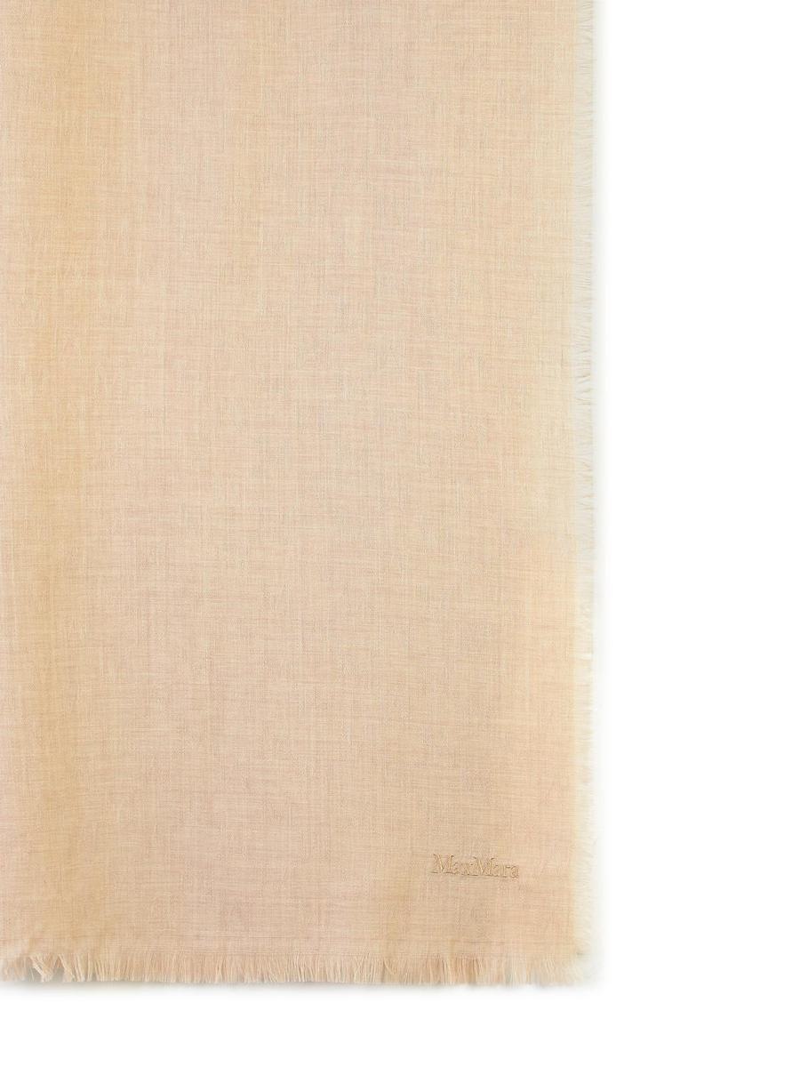 Max Mara MAX MARA 'MAGIC' BEIGE WOOL SCARF - 3