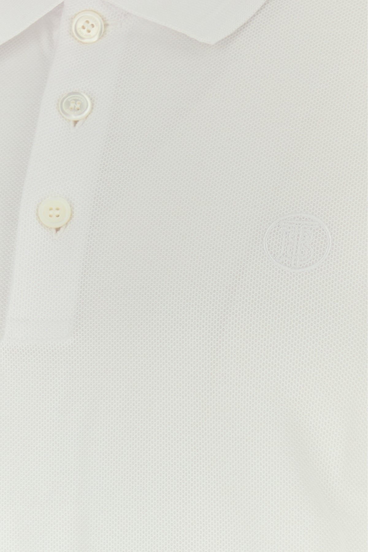 White piquet polo shirt - 3