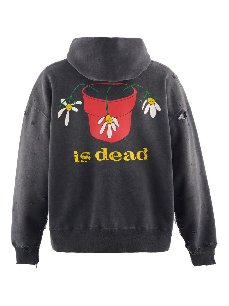 SAINT M×××××× x De La Soul distressed graphic hoodie outlook