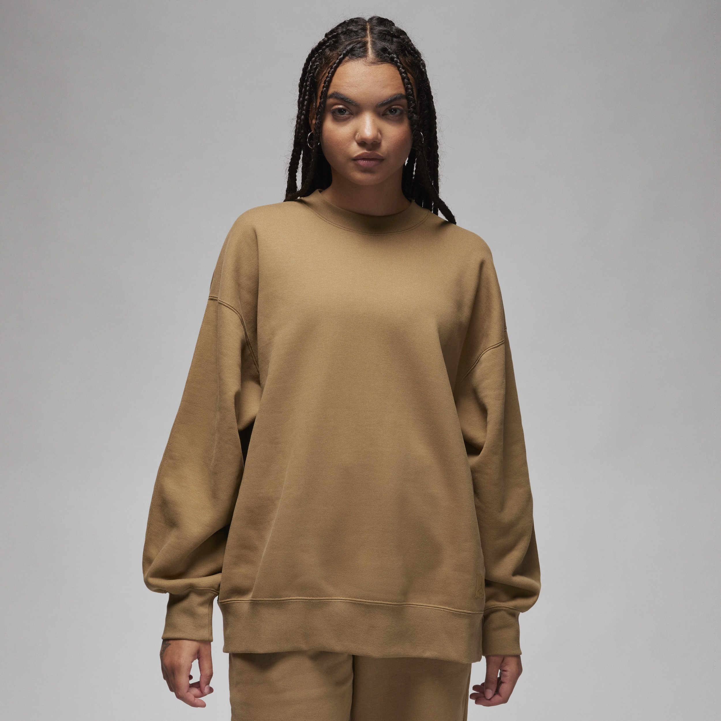 Women's Jordan Flight Fleece Crewneck Sweatshirt - 1