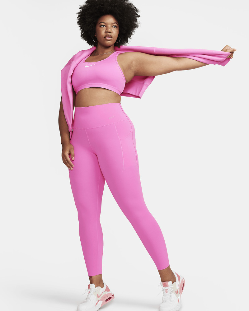 Nike Women's Universa Medium-Support High-Waisted 7/8 Leggings with Pockets - 1