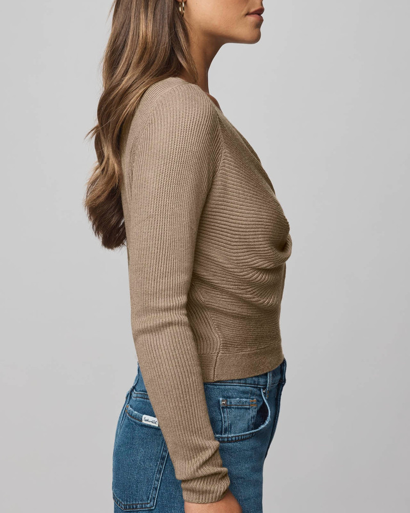 Splendid Loopknit LYR Surplice Sweater outlook