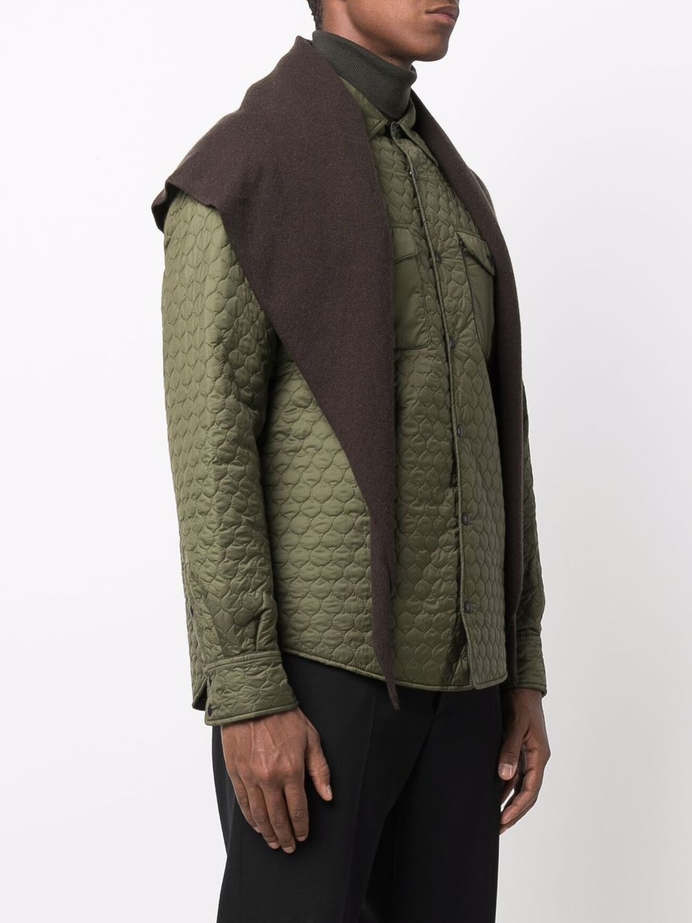 knitted cashmere scarf - 4