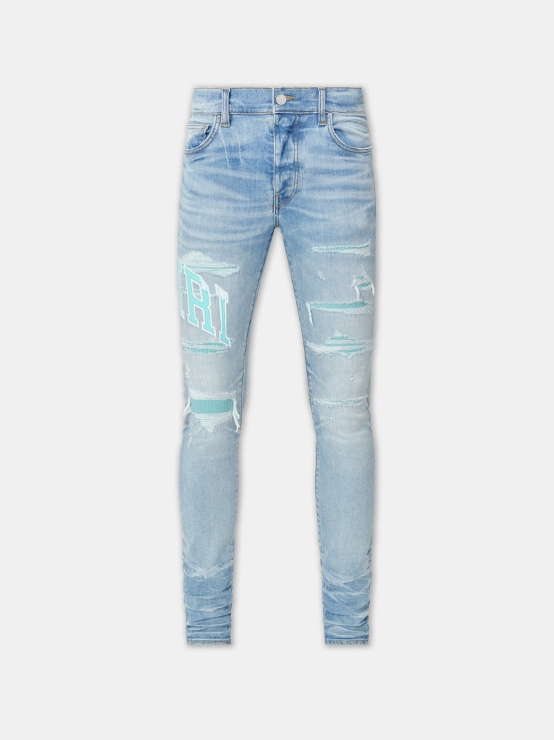VARSITY LOGO REPAIR JEAN - 1