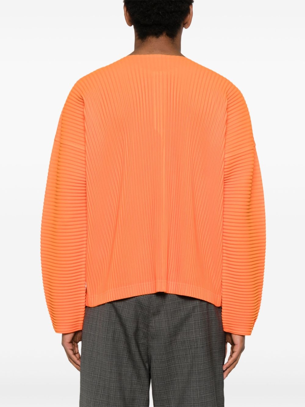 plissé-effect T-shirt - 4