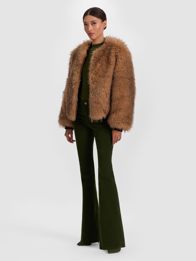 BECKY REVERSIBLE FAUX FUR BOMBER JACKET 6