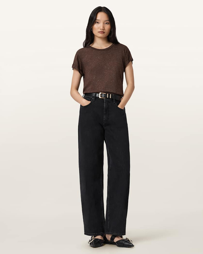 ANNA SHORT SLEEVE SHIMMER T-SHIRT 5