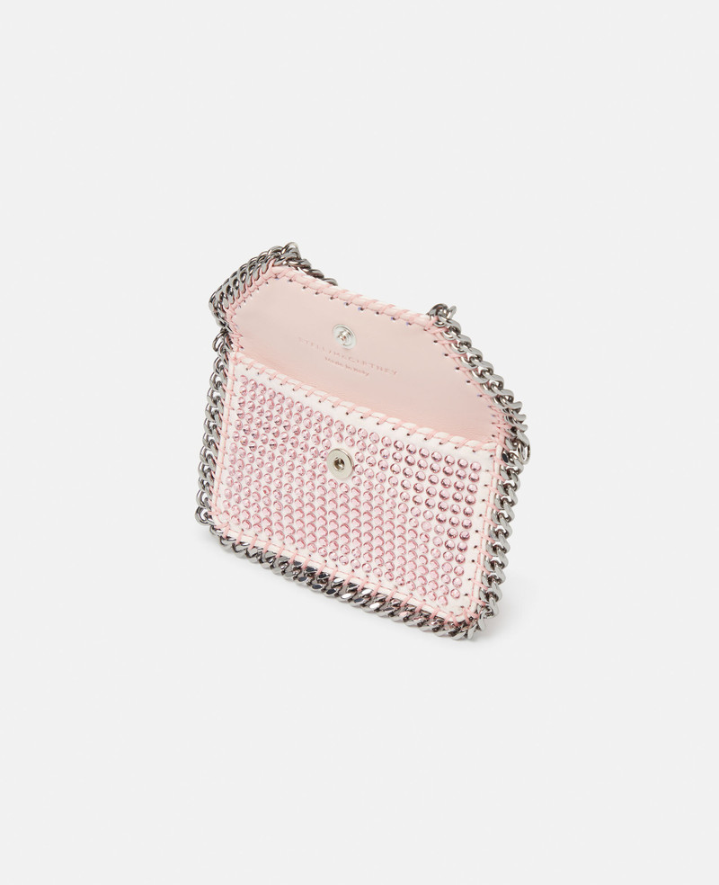 Stella McCartney Falabella Crystal Cardholder on Chain outlook