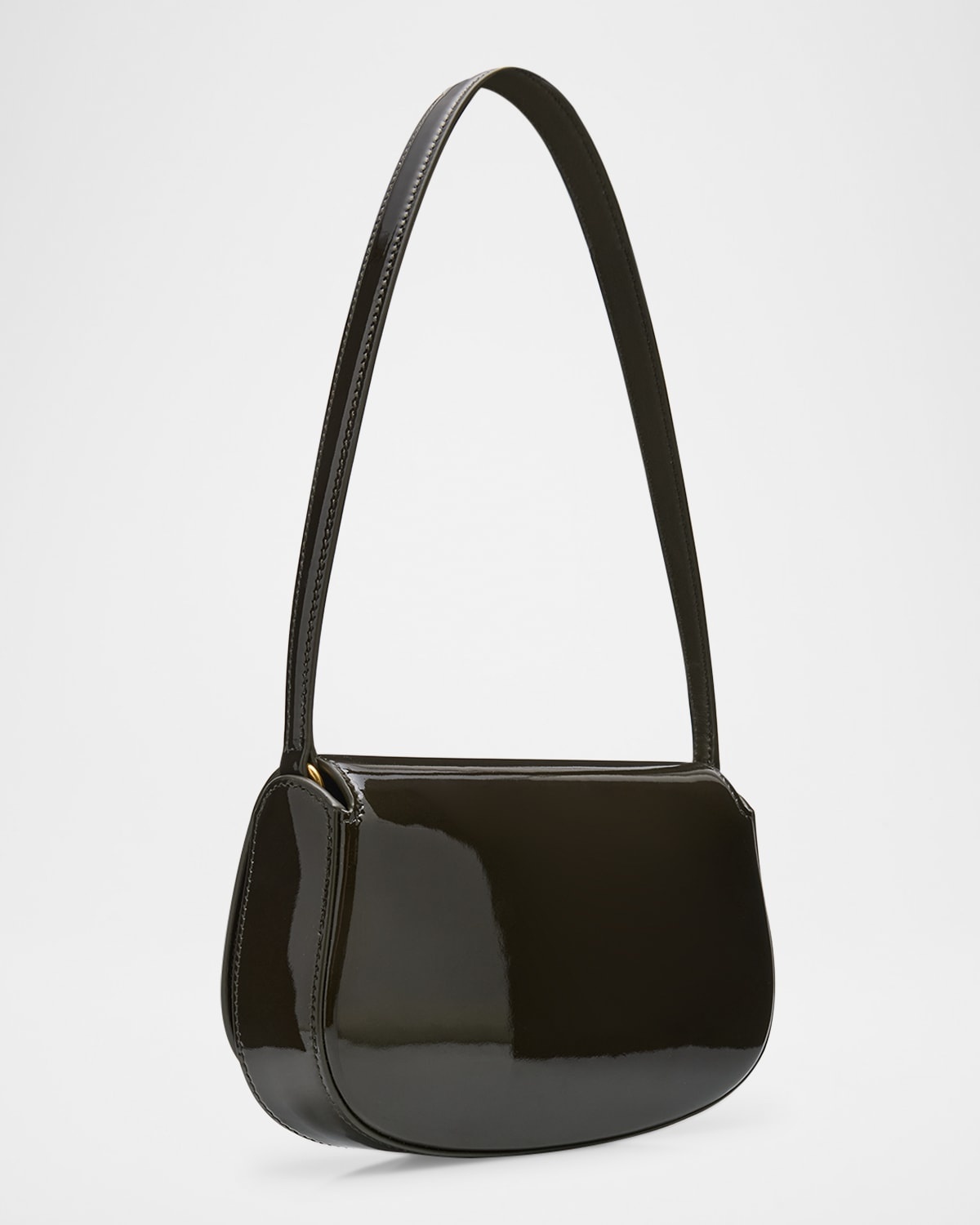 Mini YSL Flap Shoulder Bag in Patent Leather - 3