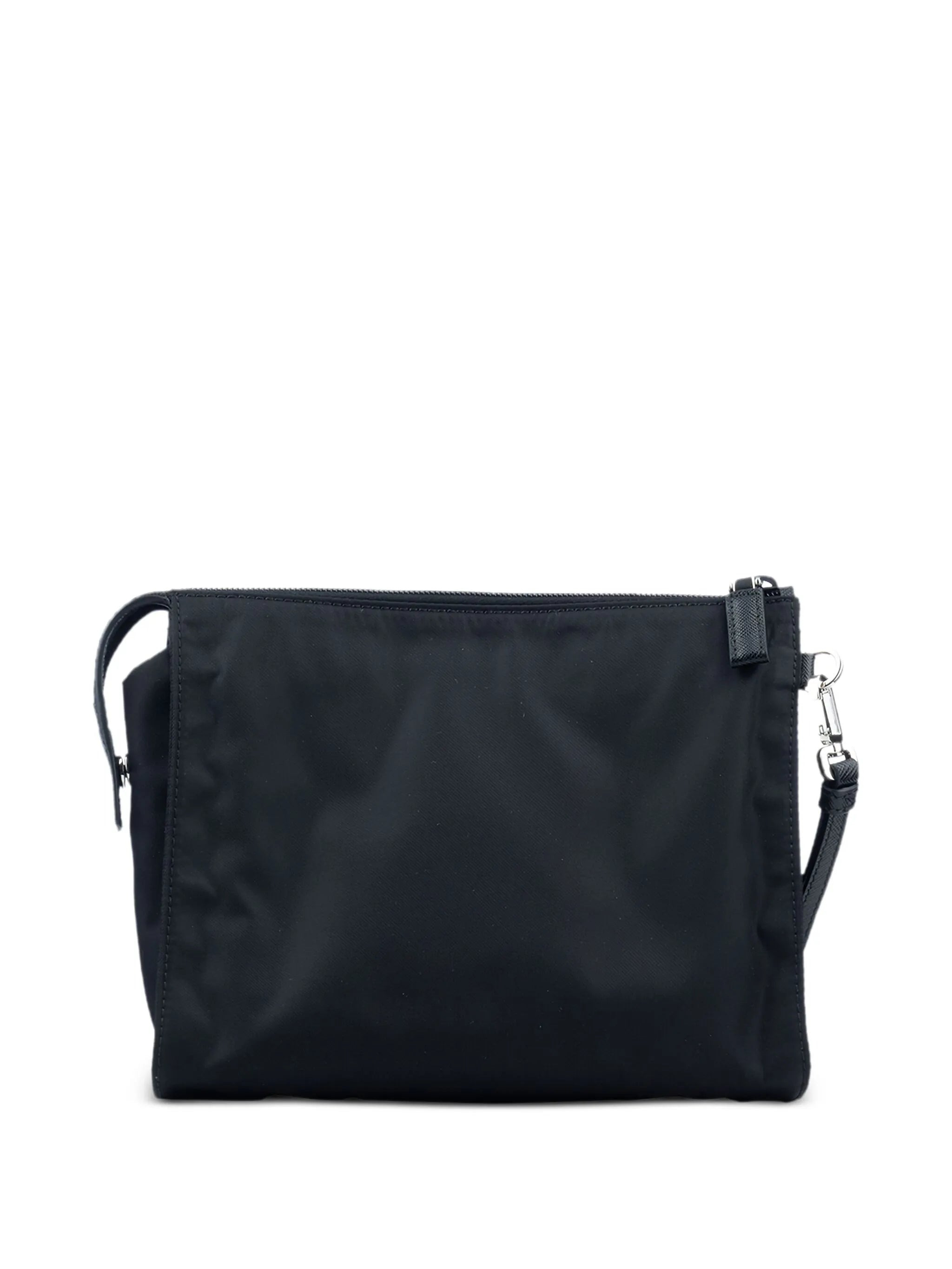 Re-Nylon And Saffiano Leather Pouch - 2